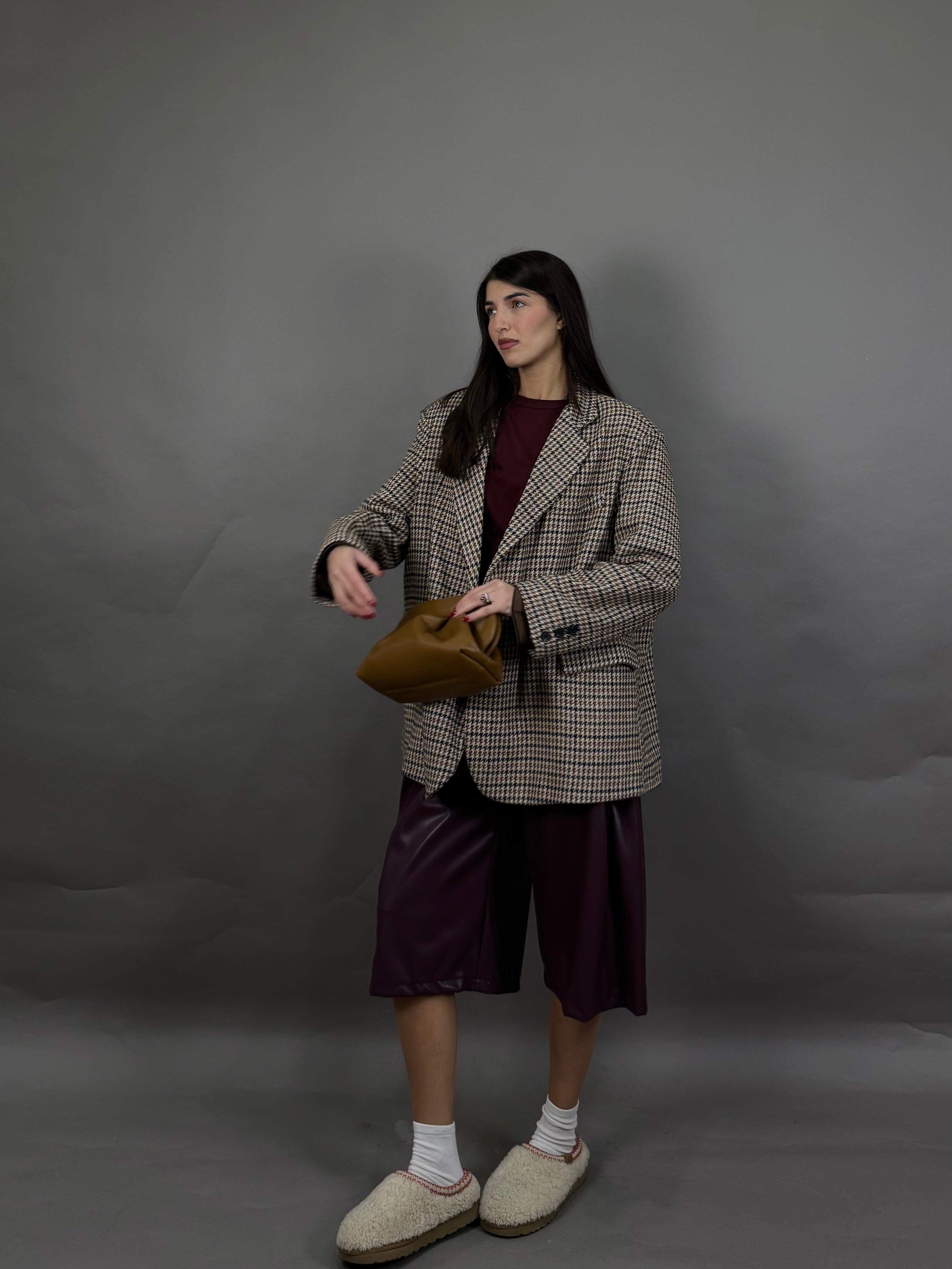 Blazer peso cappotto over