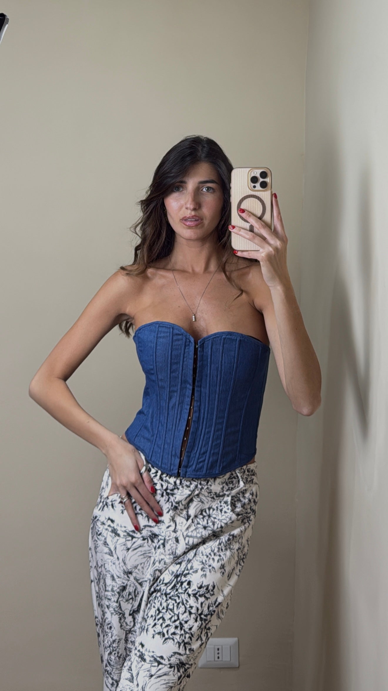 Corpetto blu denim - LadyB Shop Online