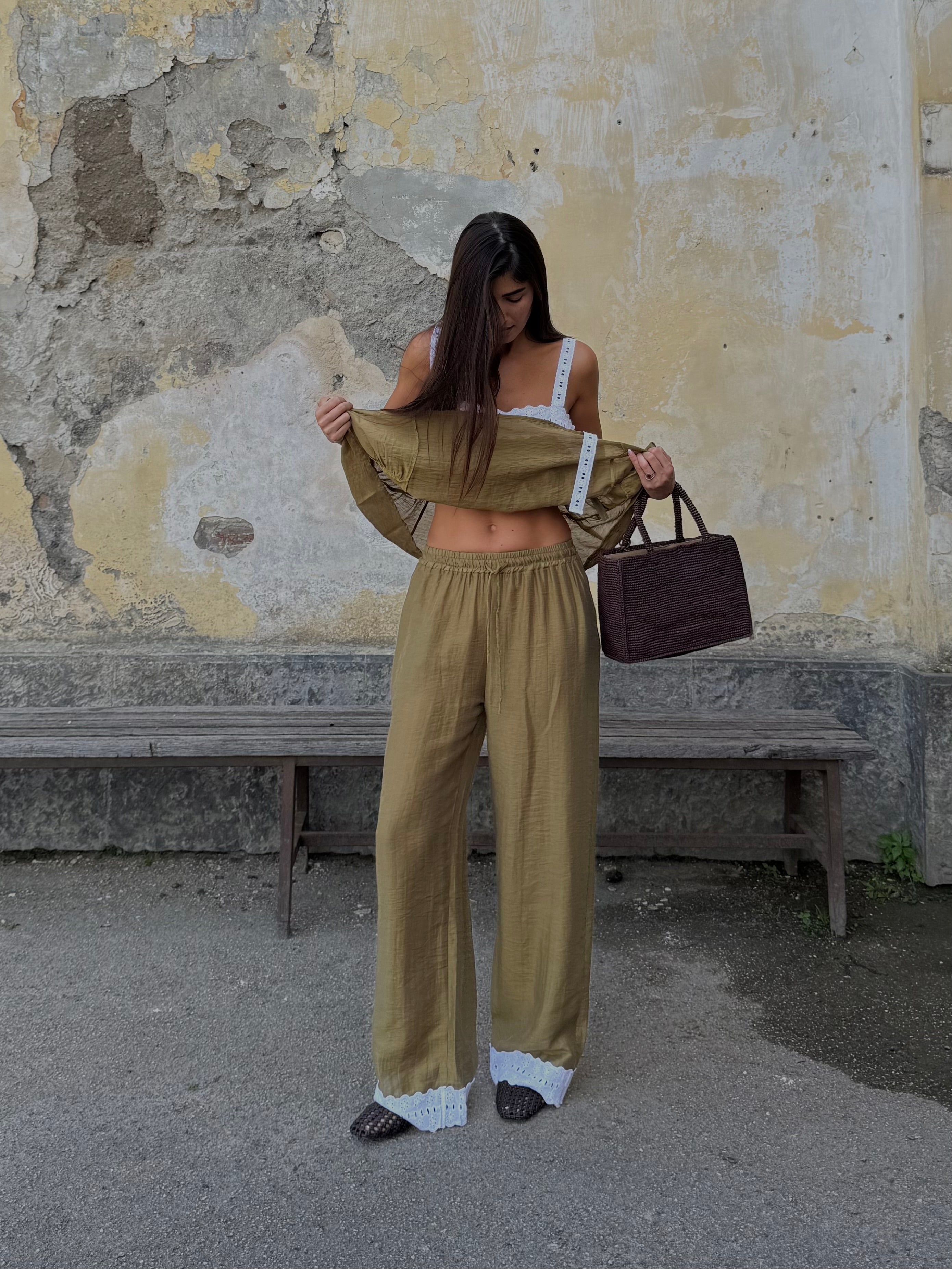Coordinato pizzo sangallo by Lumina