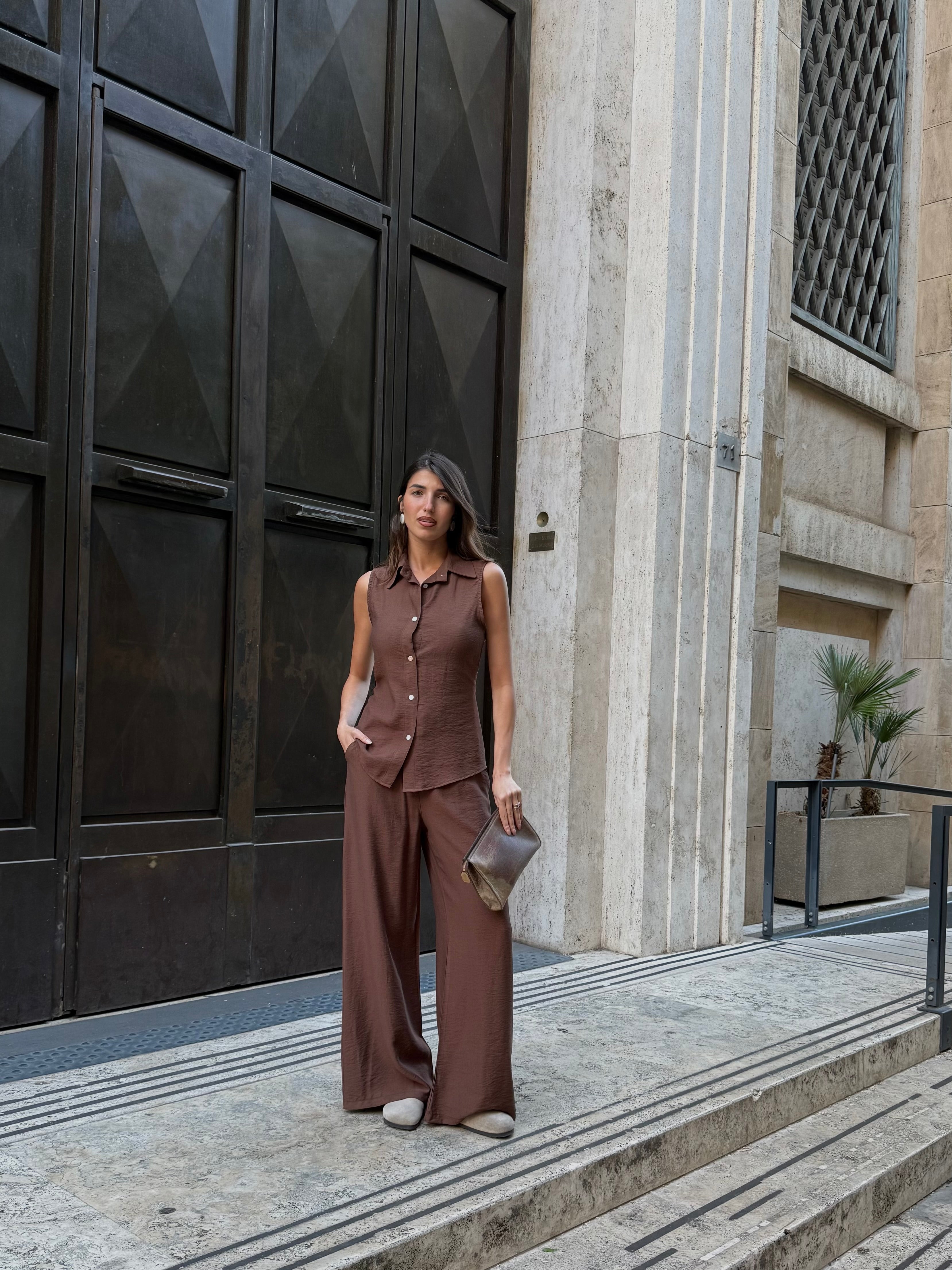 Coordinato Miller marrone - LadyB Shop Online