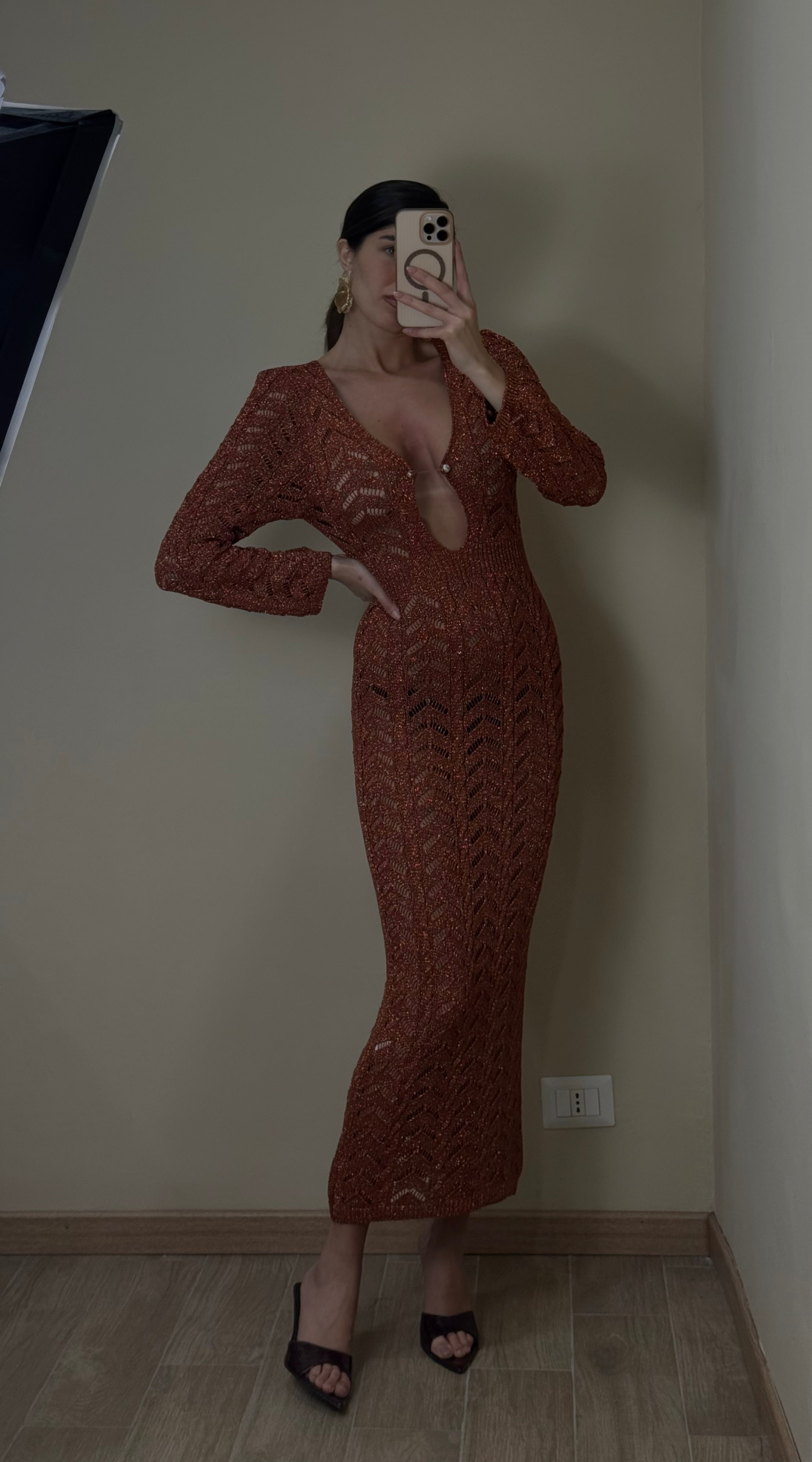 Dress sirena bronzo - LadyB Shop Online