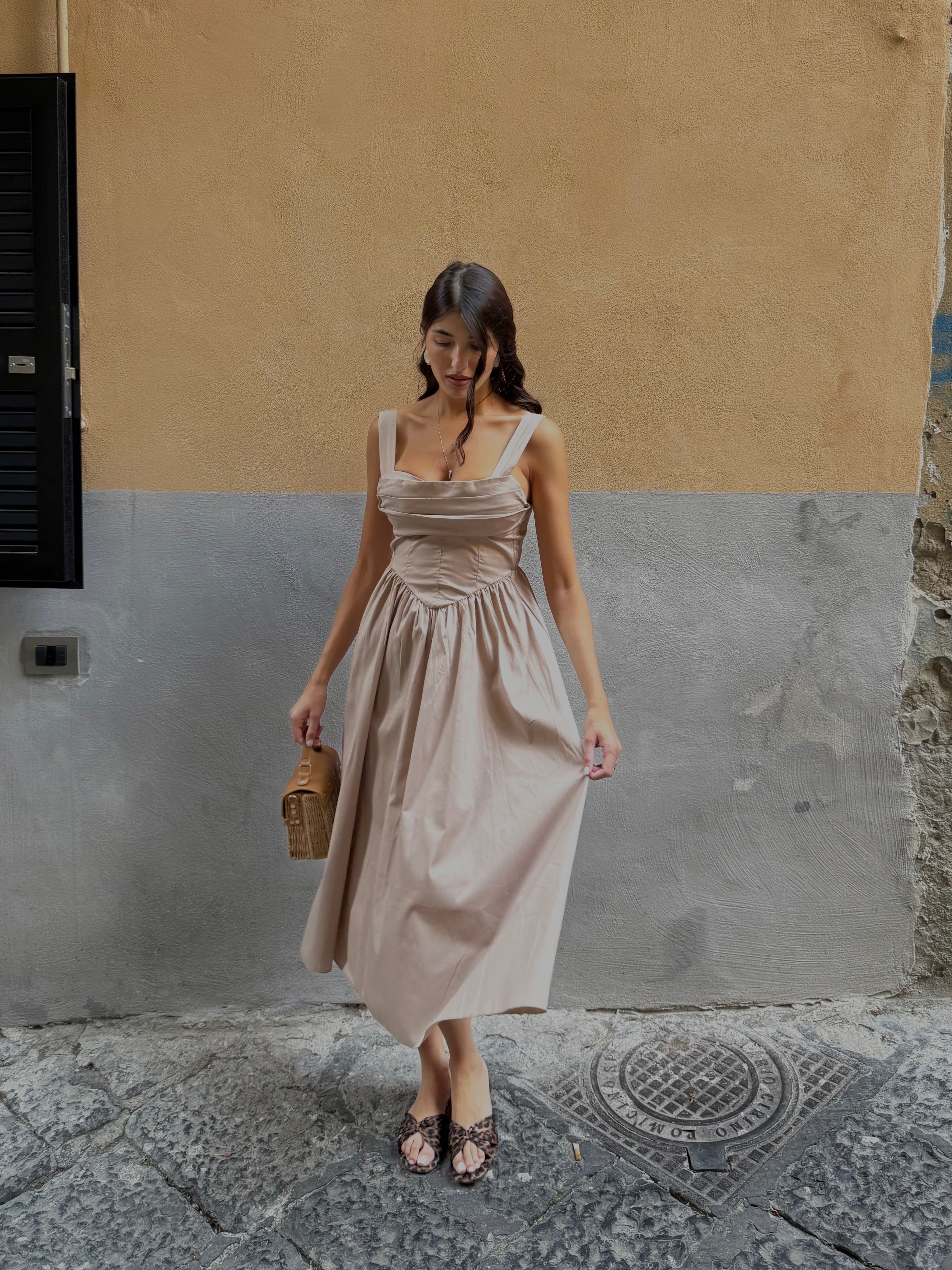 Dress Marylin tortora - LadyB Shop Online