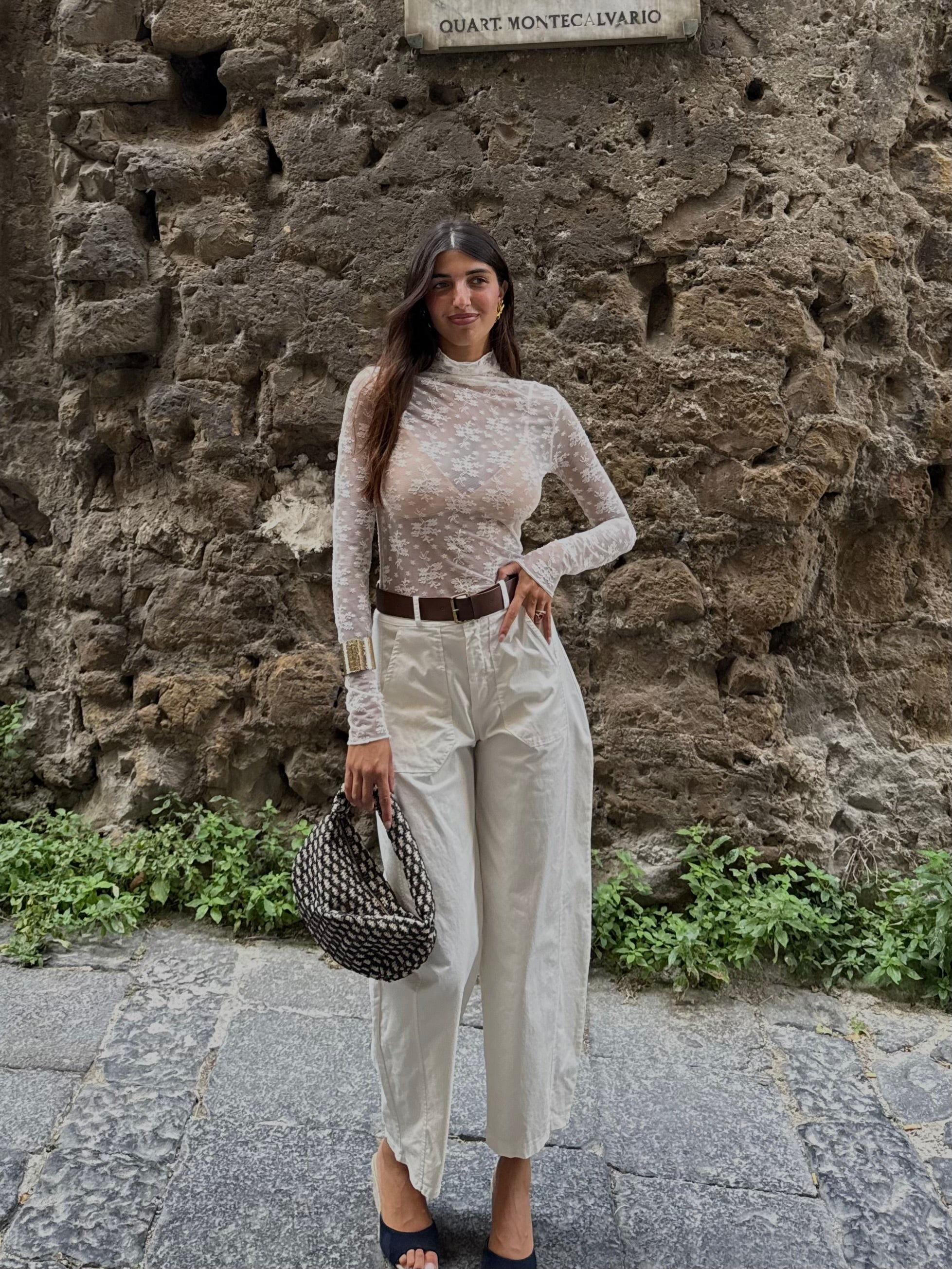 Pantalone ballon panna - LadyB Shop Online