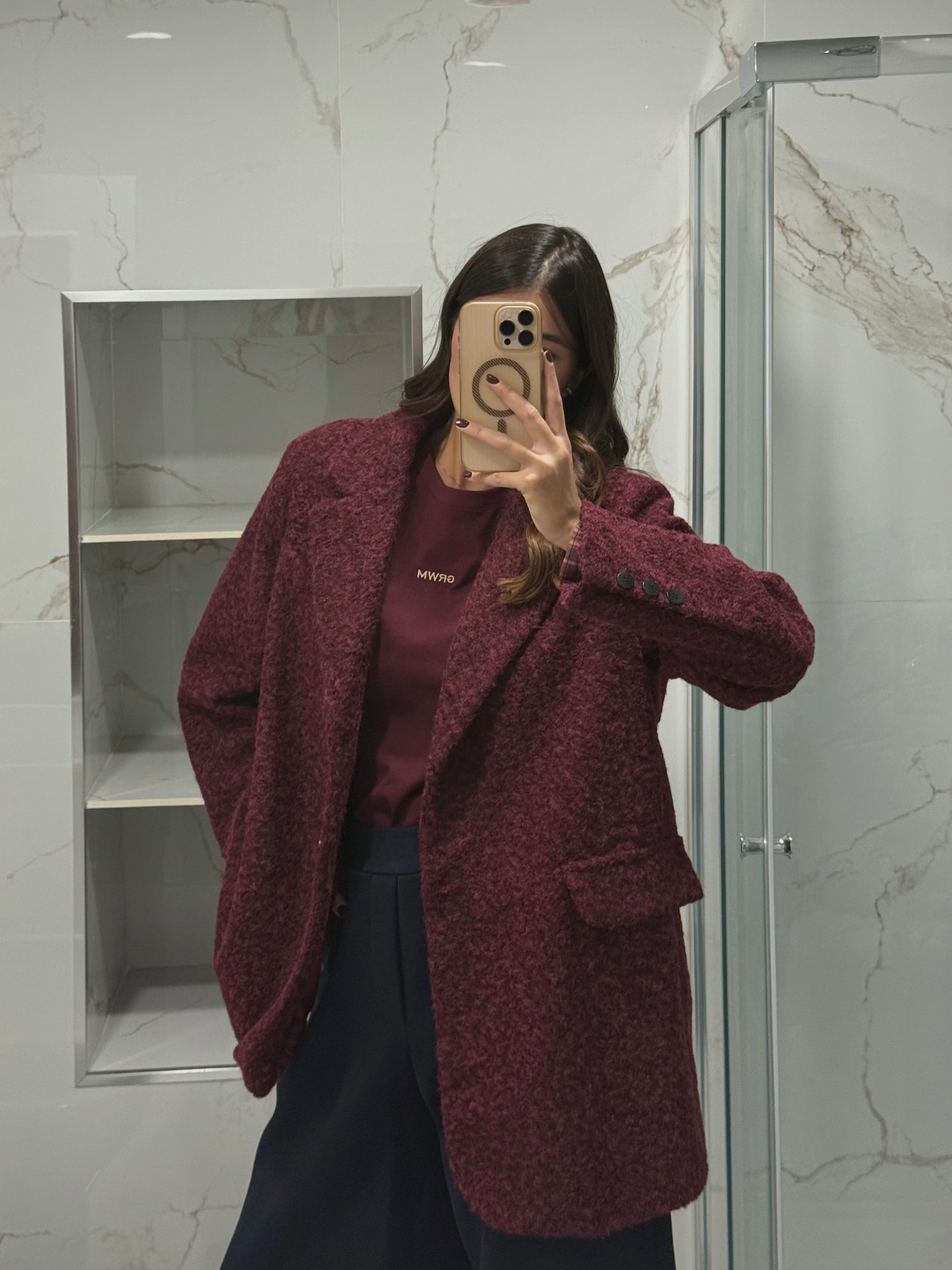 PRE ORDINE Blazer Canada bordeaux