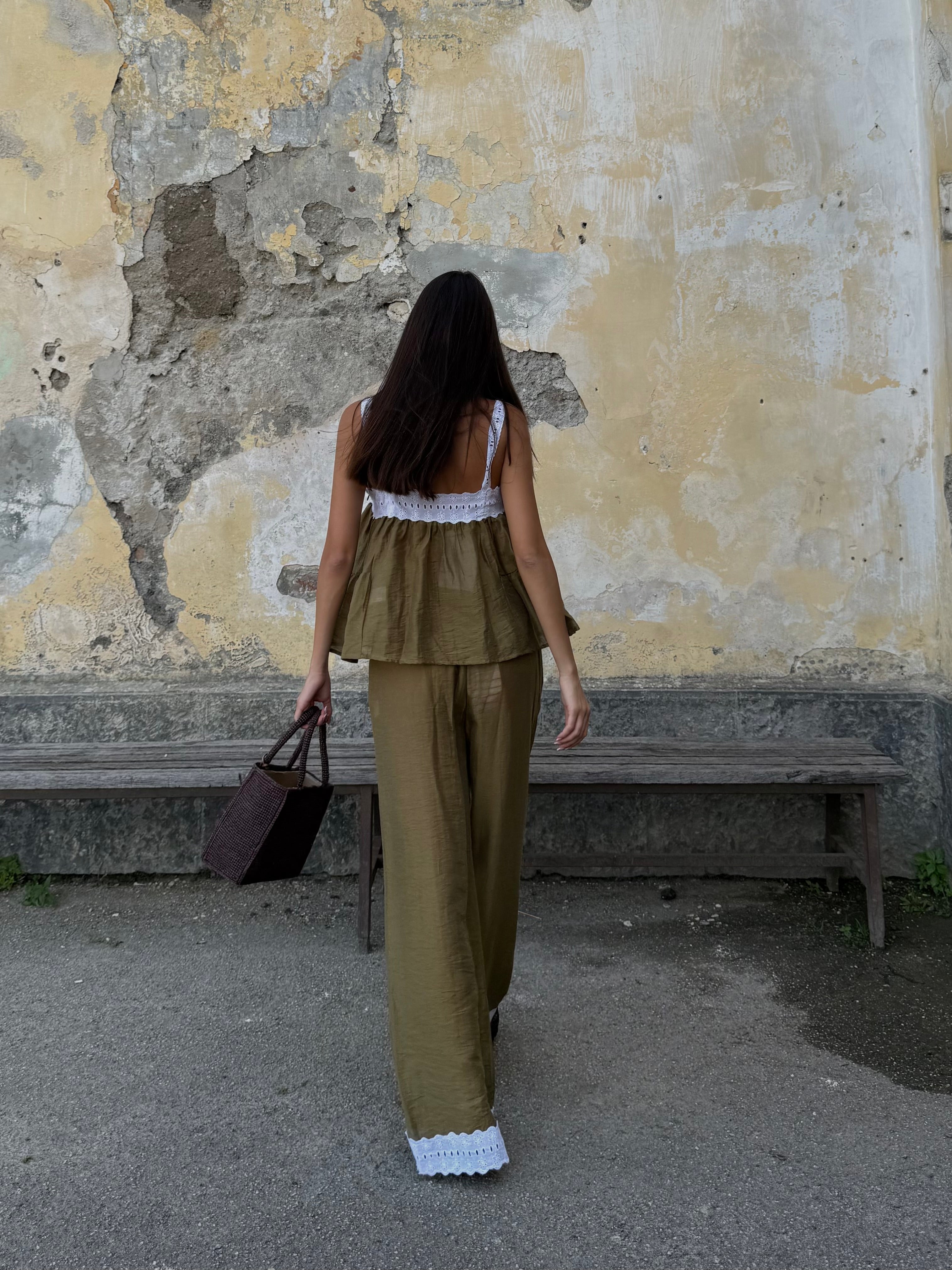 Coordinato pizzo sangallo by Lumina