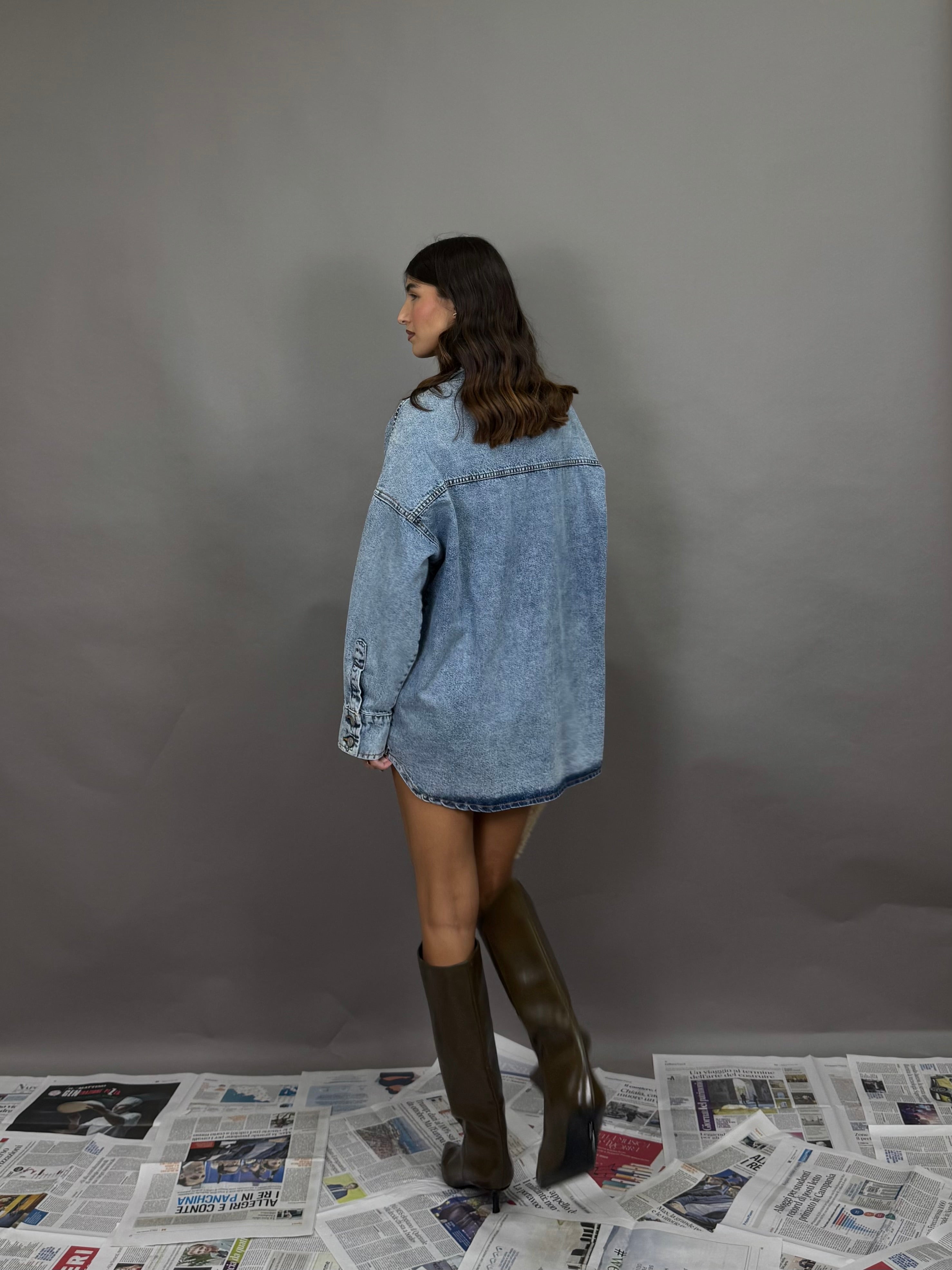 Camicia oversize justwest