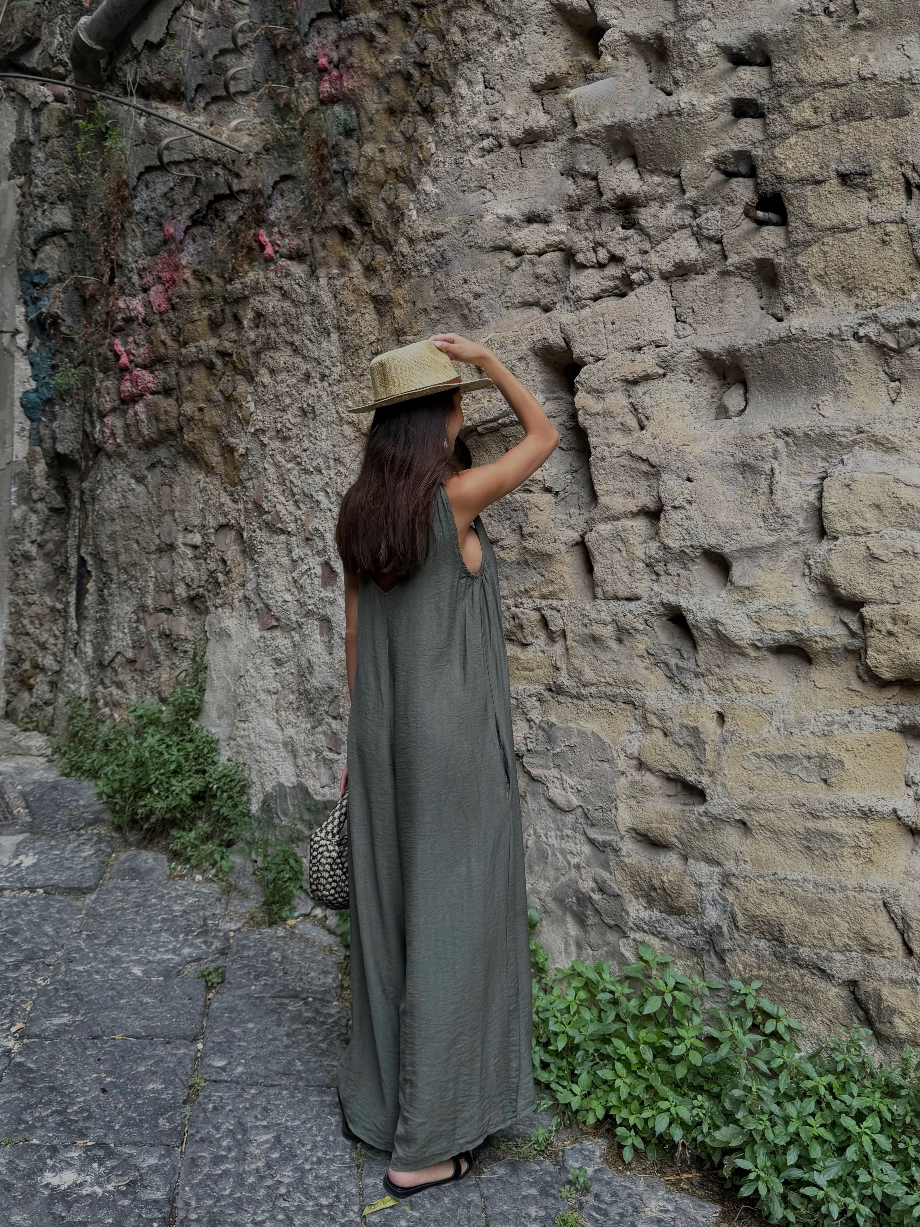 Jumpsuite formentera verde - LadyB Shop Online