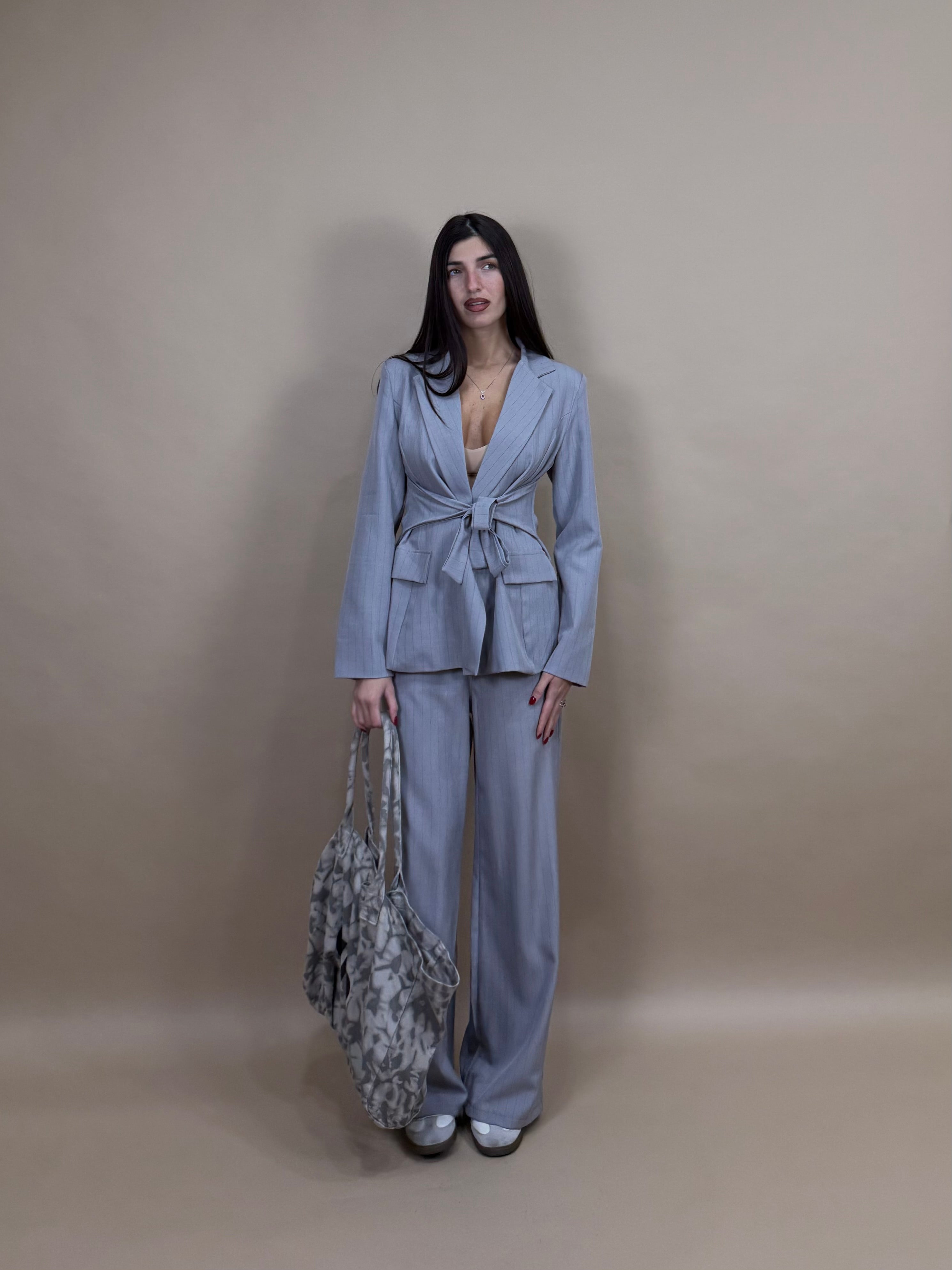 Tailleur Clea grigio