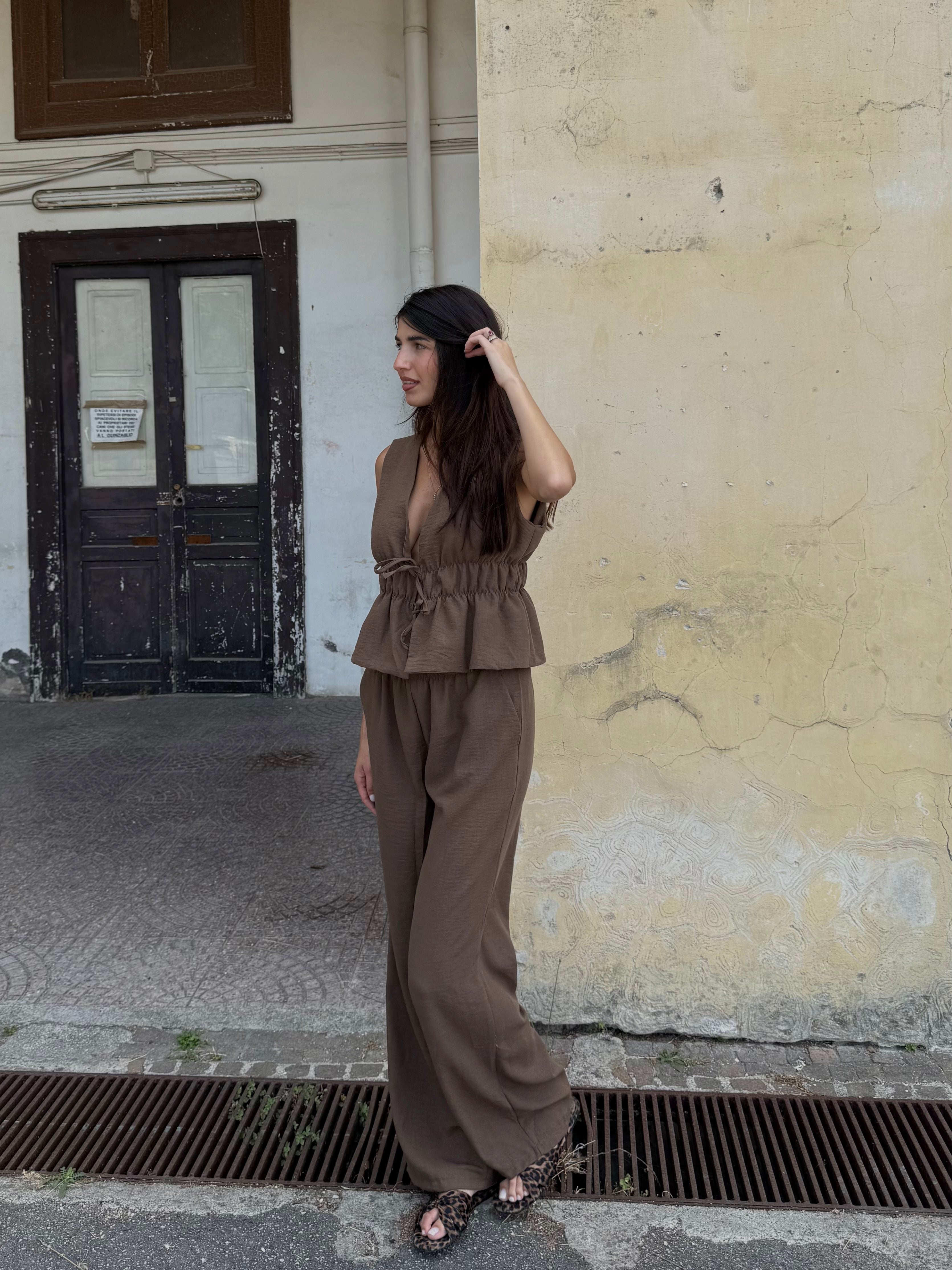 Coordinato Felicia marrone - LadyB Shop Online