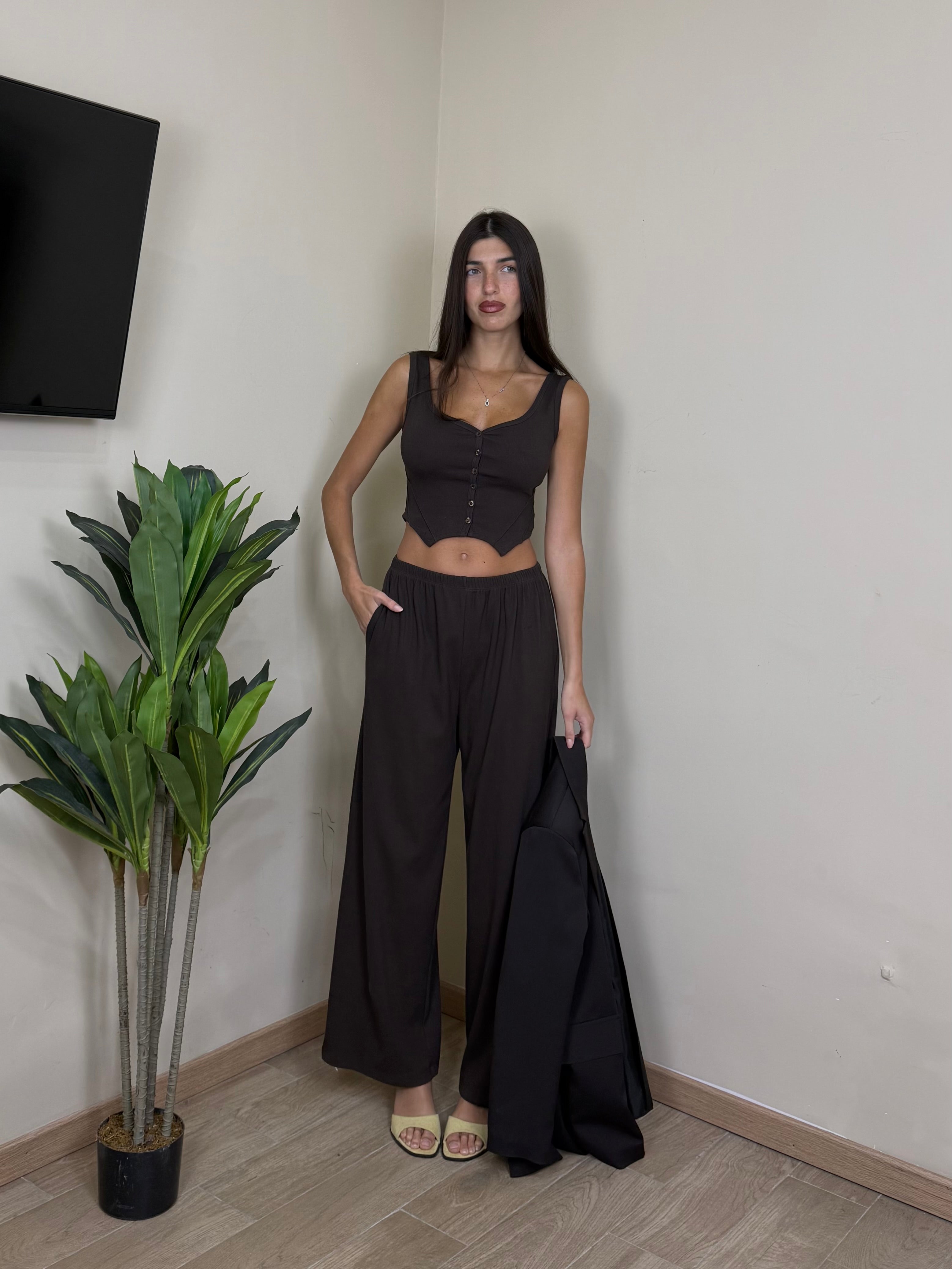 Coordinato Friday marrone