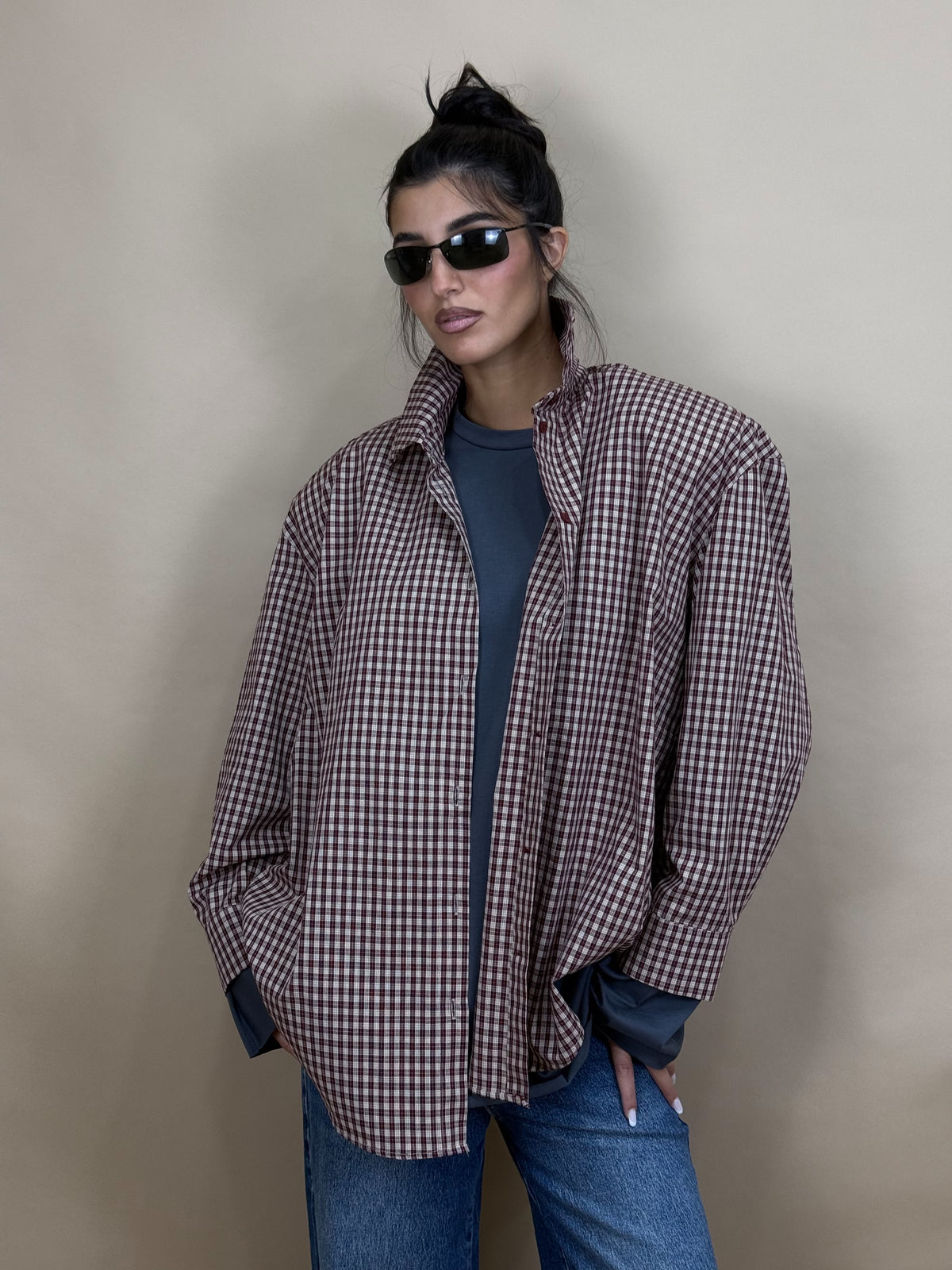 Camicia maxi spallina