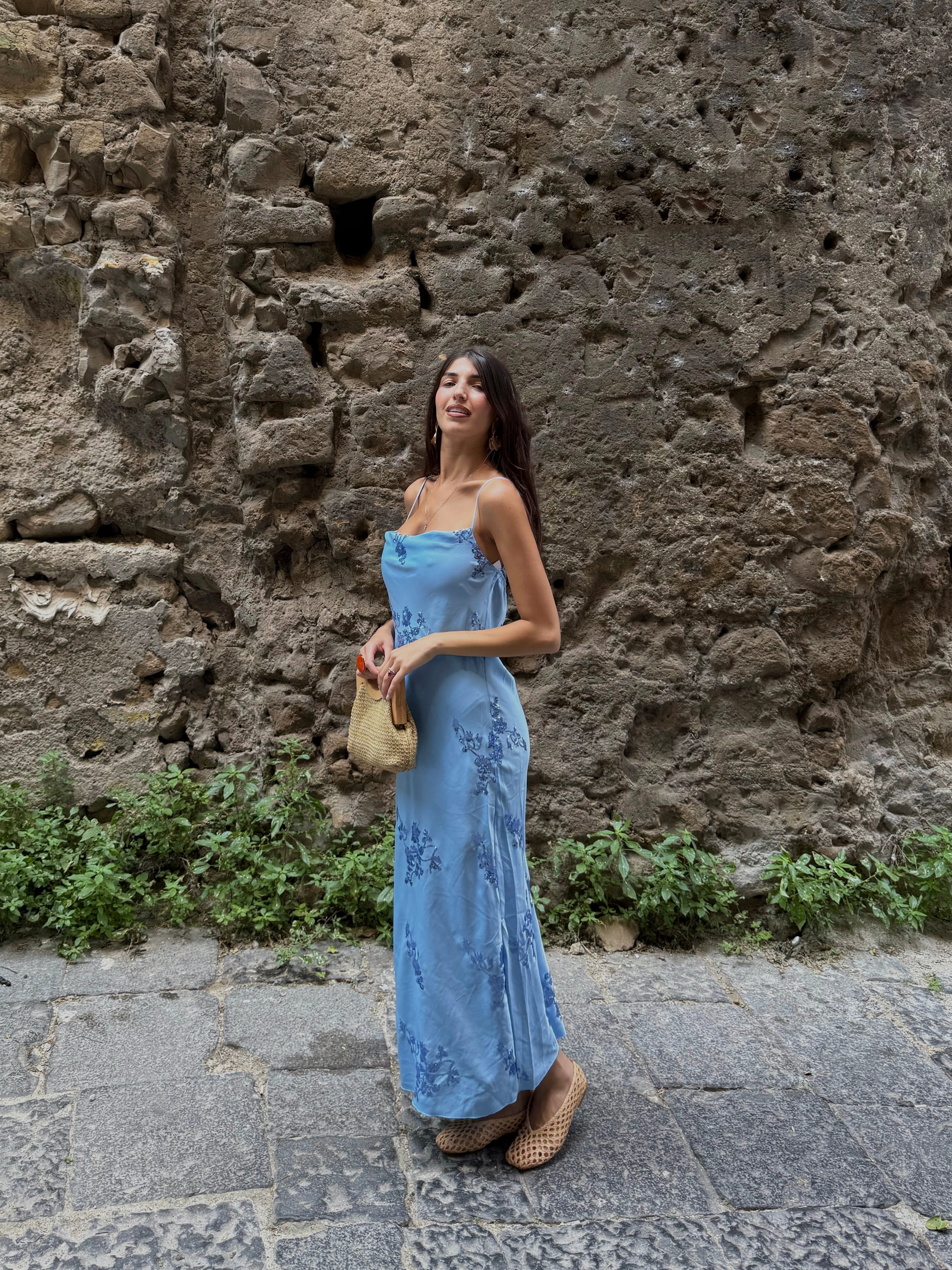 Dress Lavinia azzurro - LadyB Shop Online