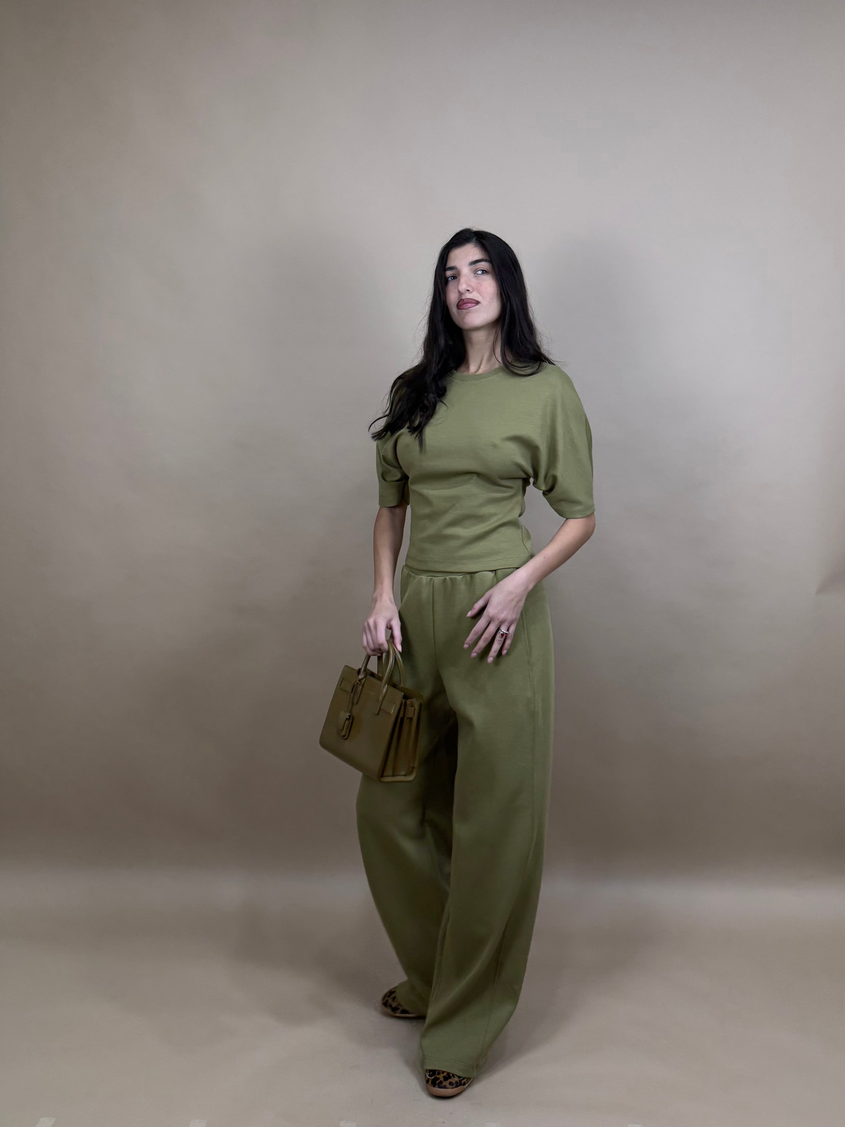 Maglia in tuta Oliva by Lumina