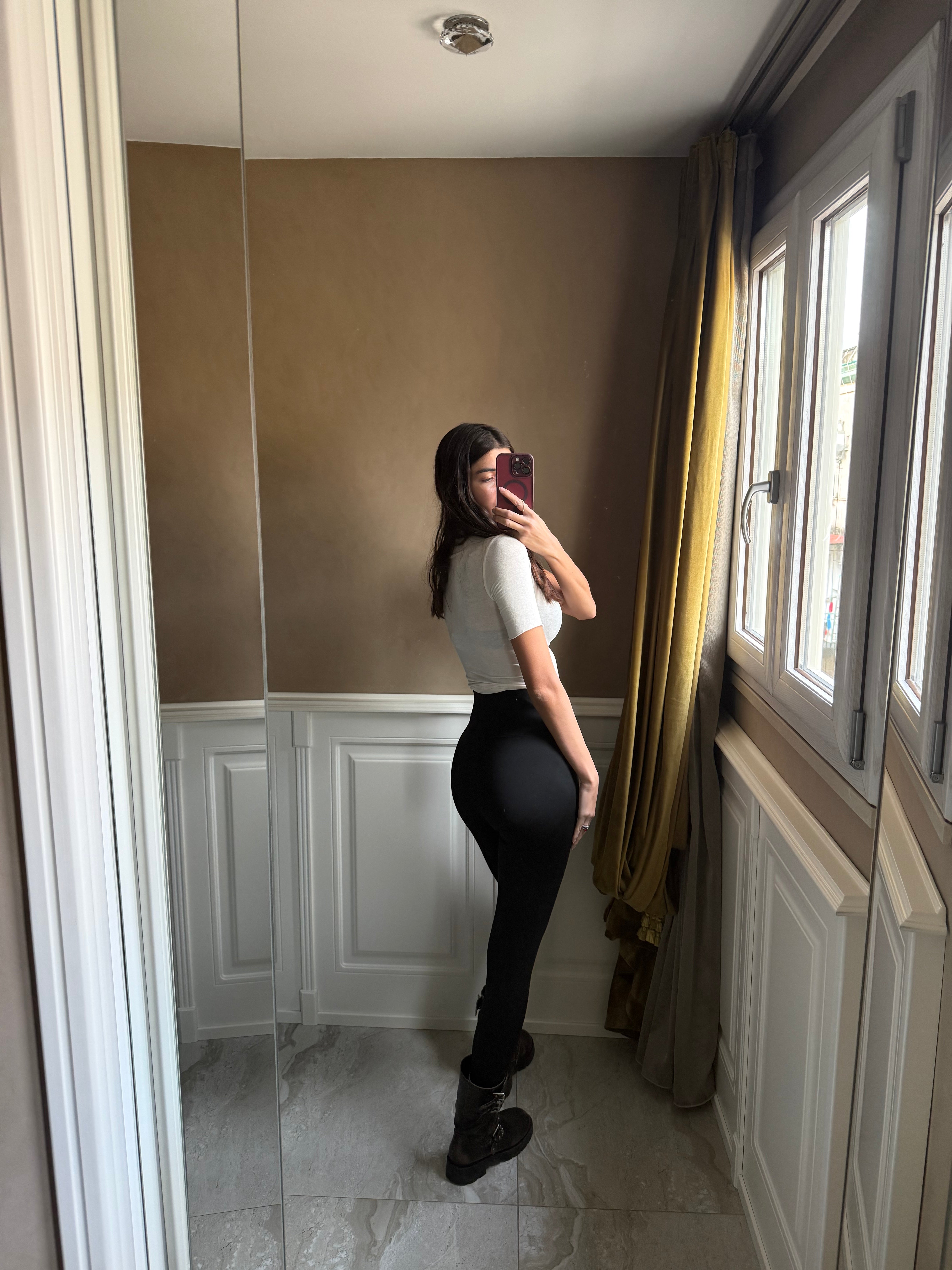 Leggins termico nero