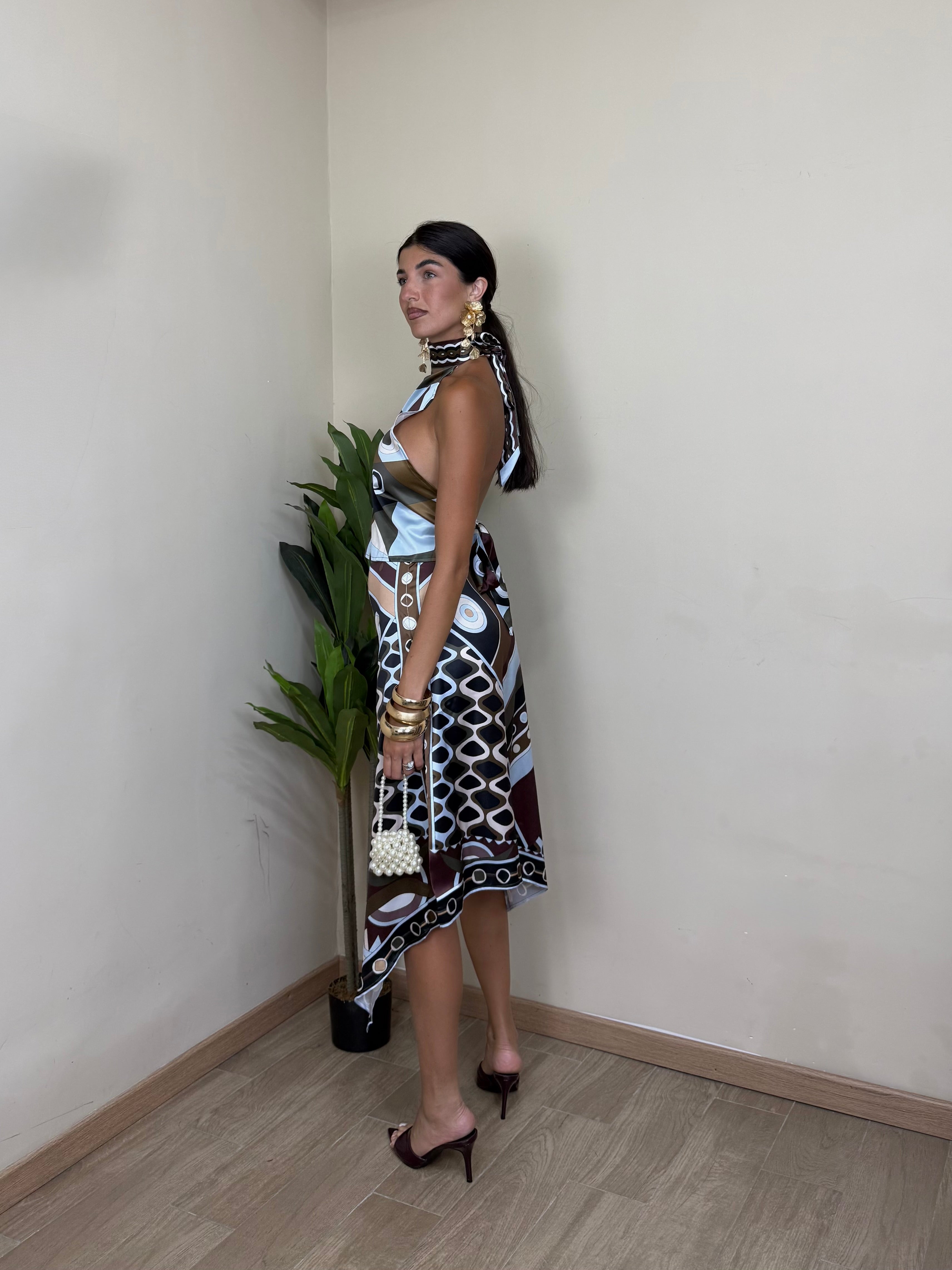 Completo Pucci gonna midi