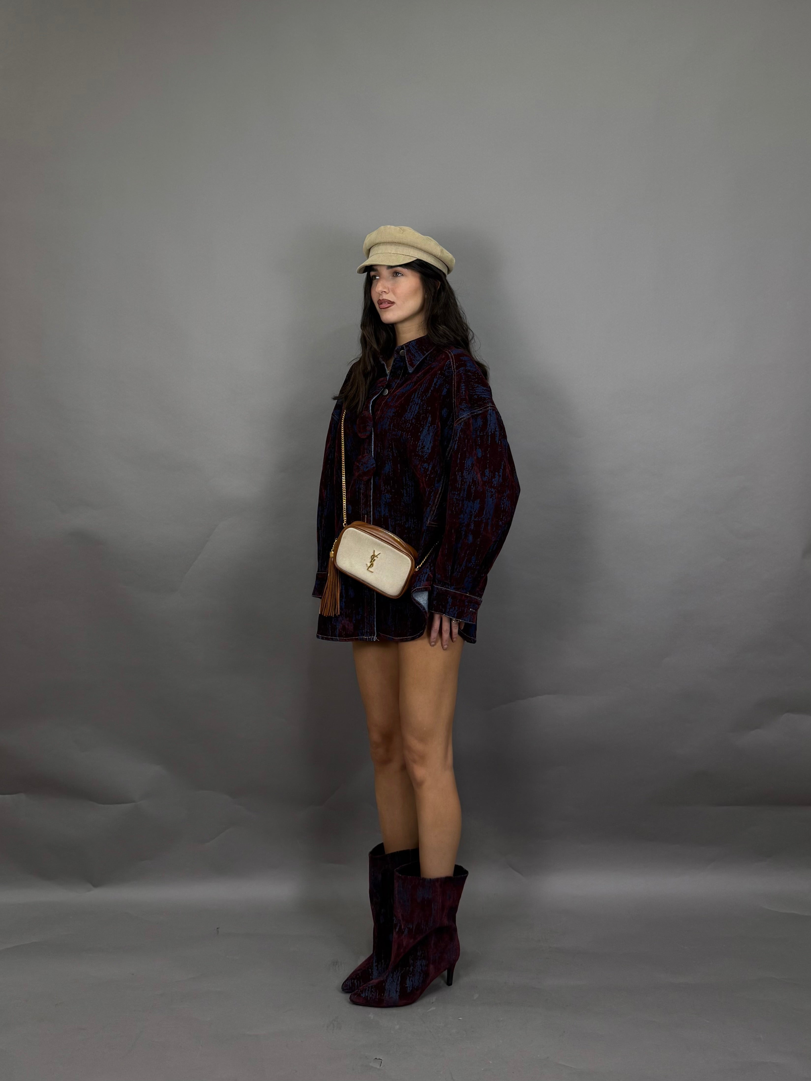 Camicia Nadia bordeaux