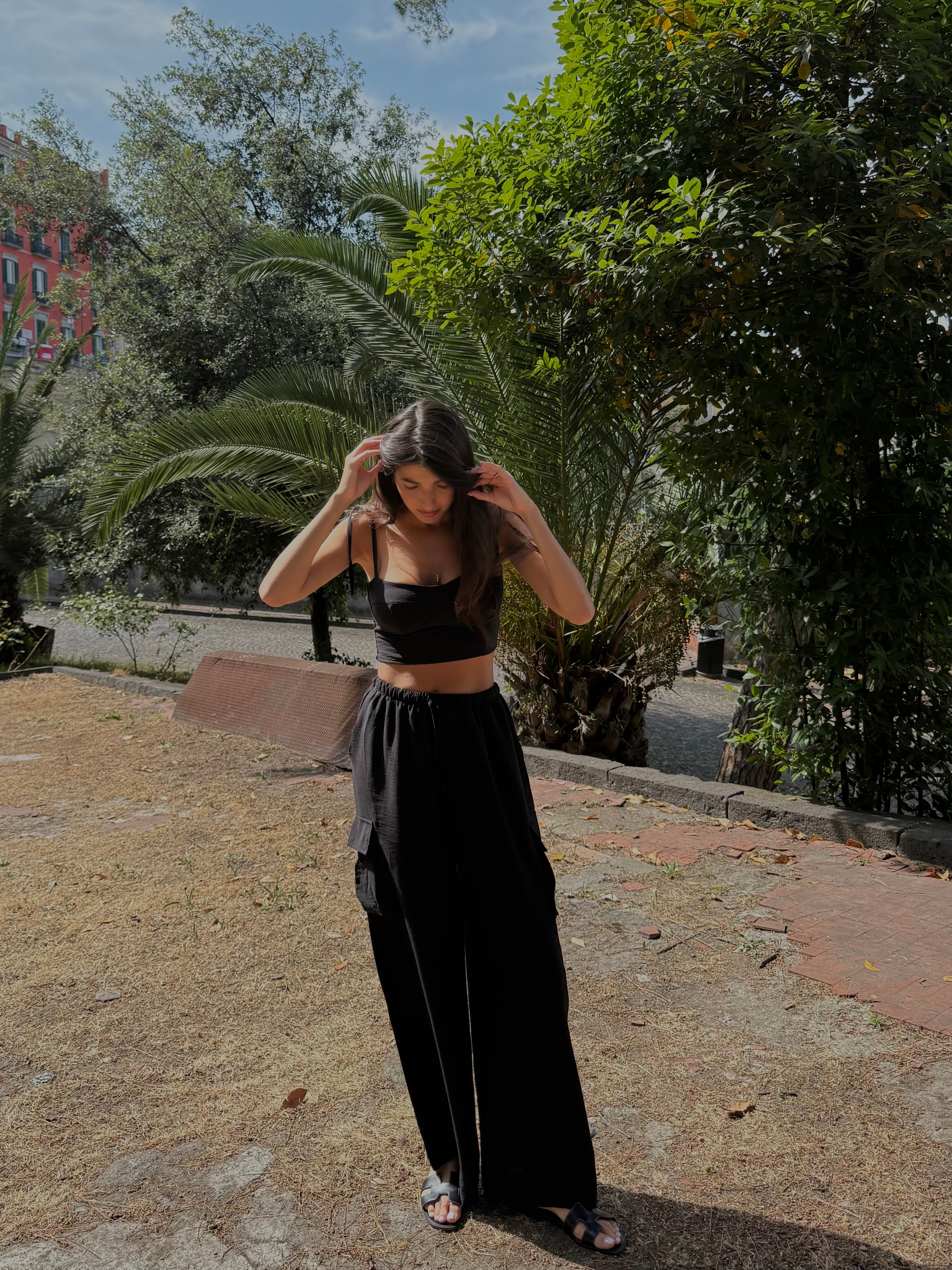 Coordinato Cargo nero - LadyB Shop Online