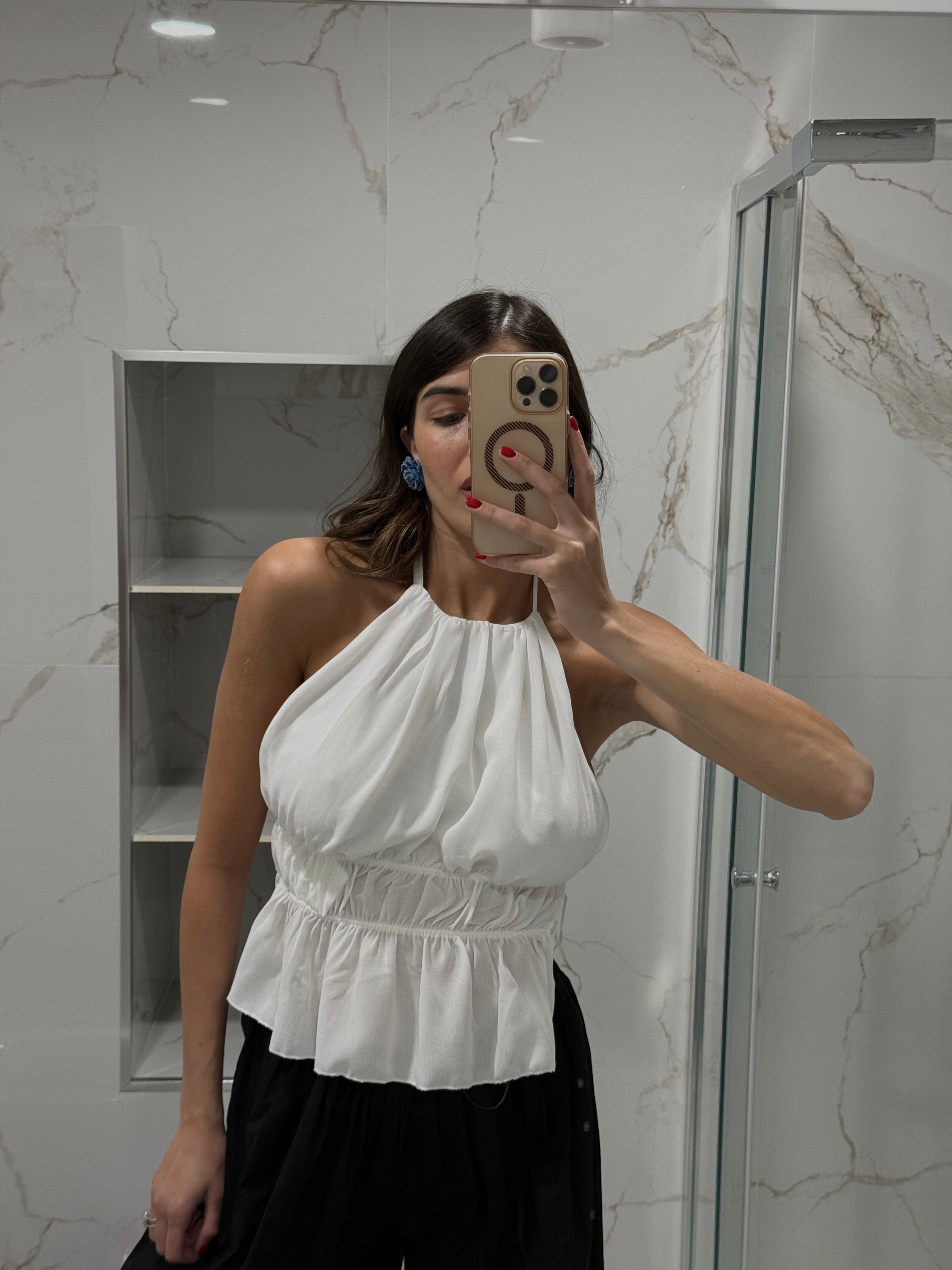 Top Marghe bianco - LadyB Shop Online