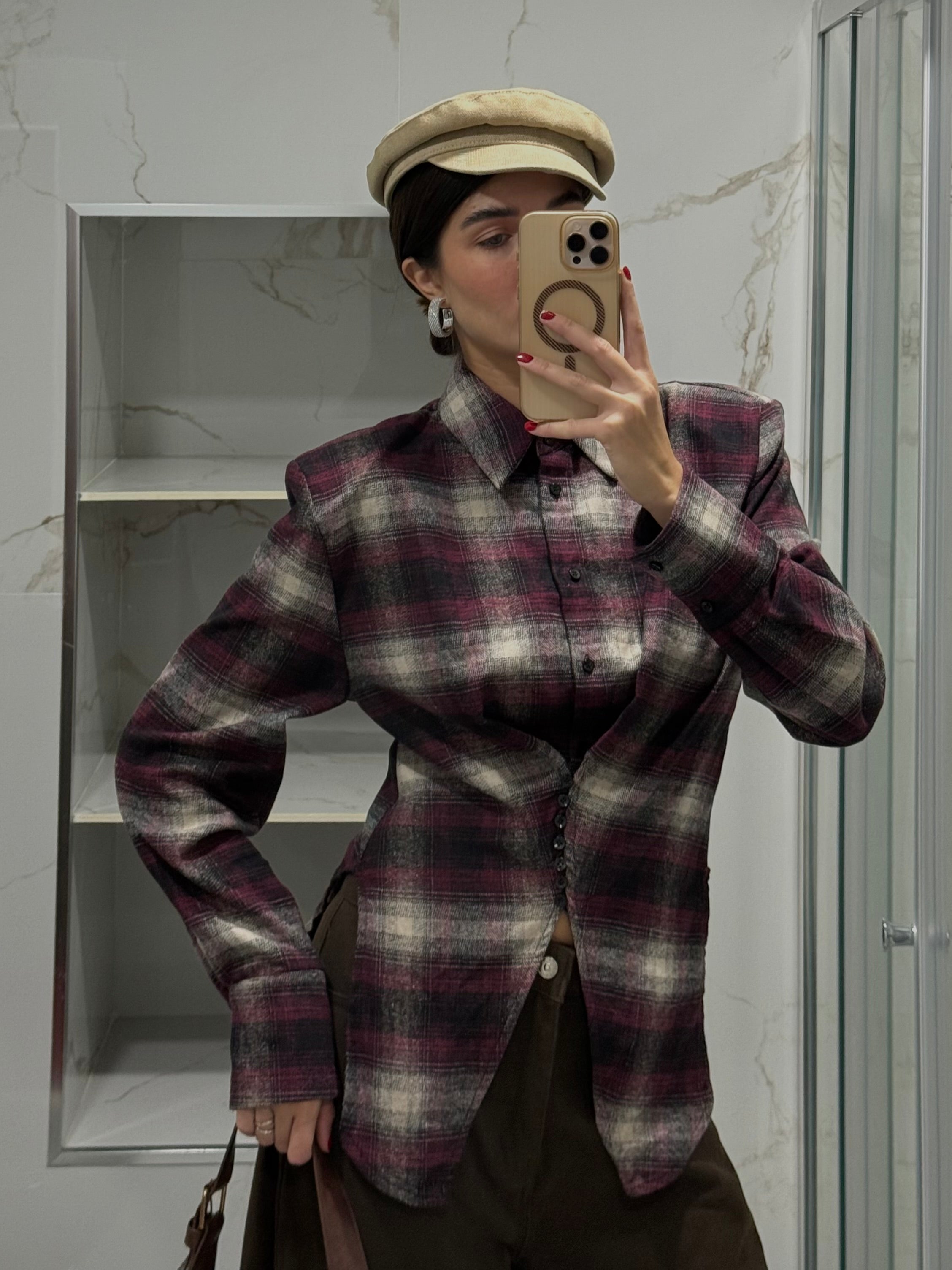 Camicia avvitata flanella