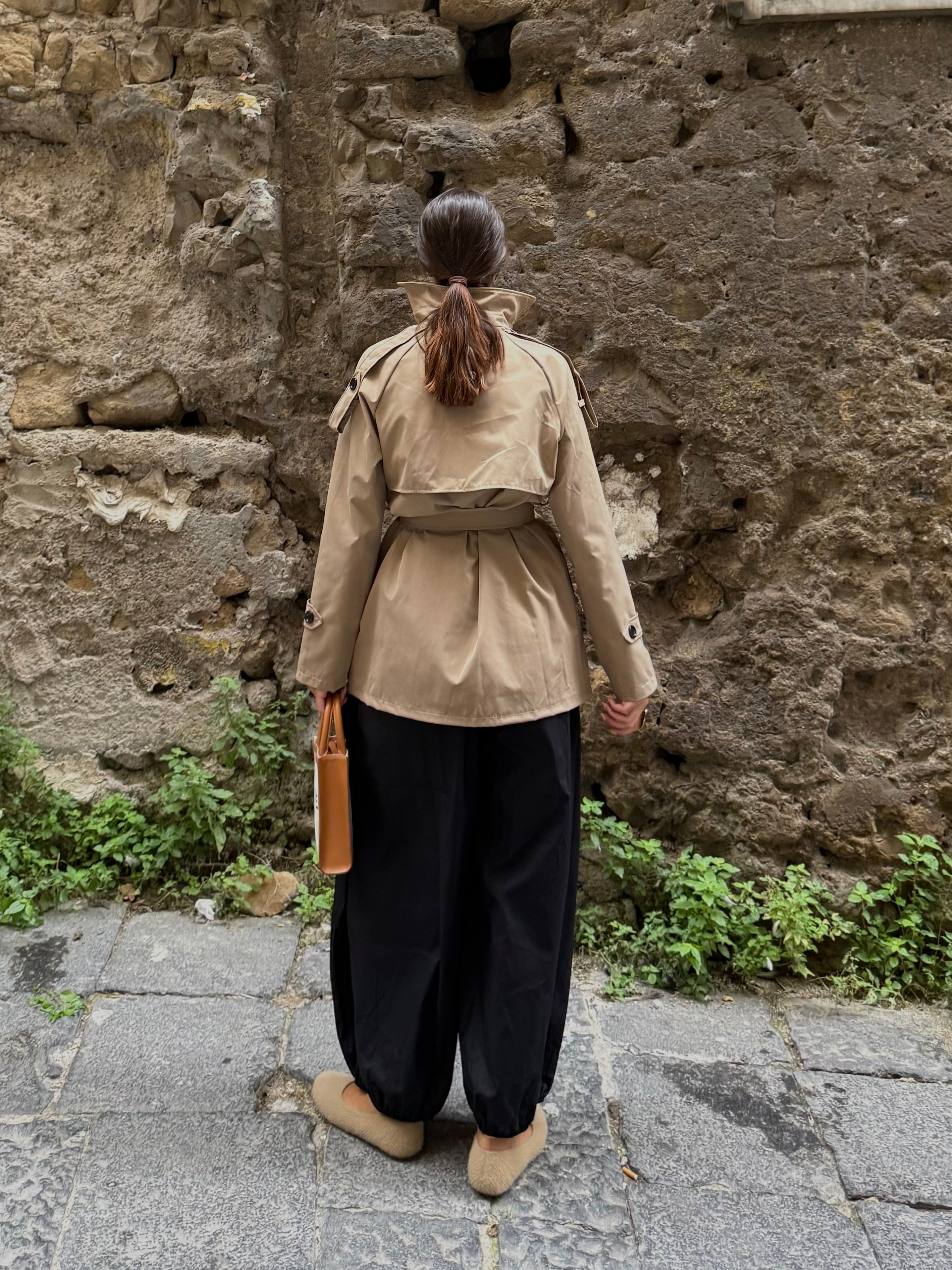 Trench barber beige