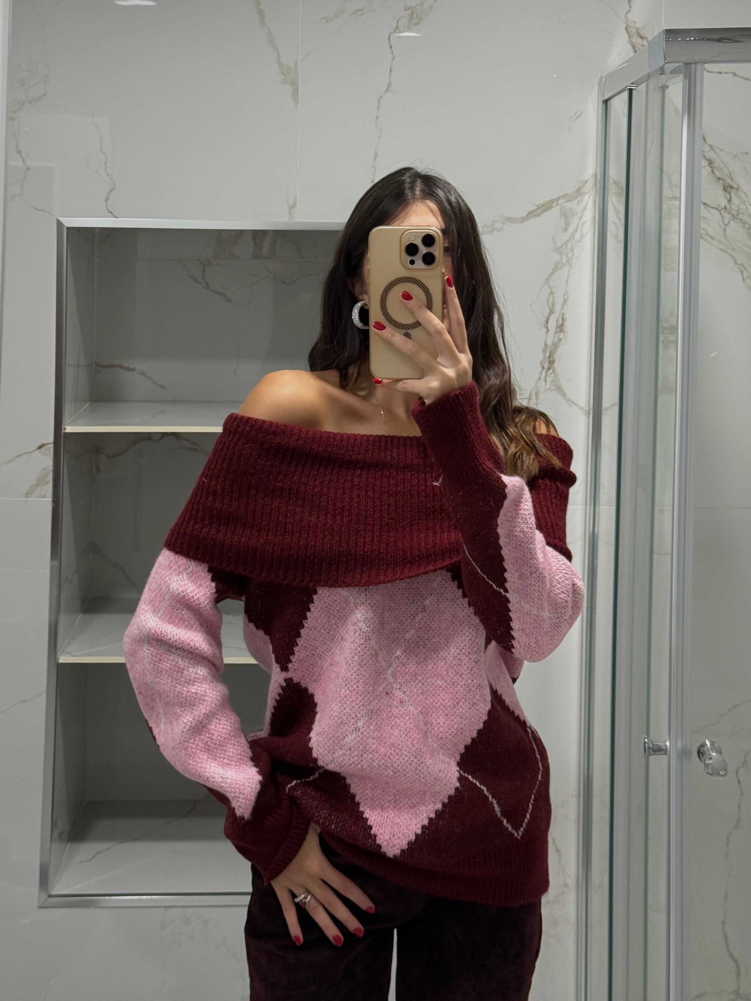 Pull scacchi bordeaux