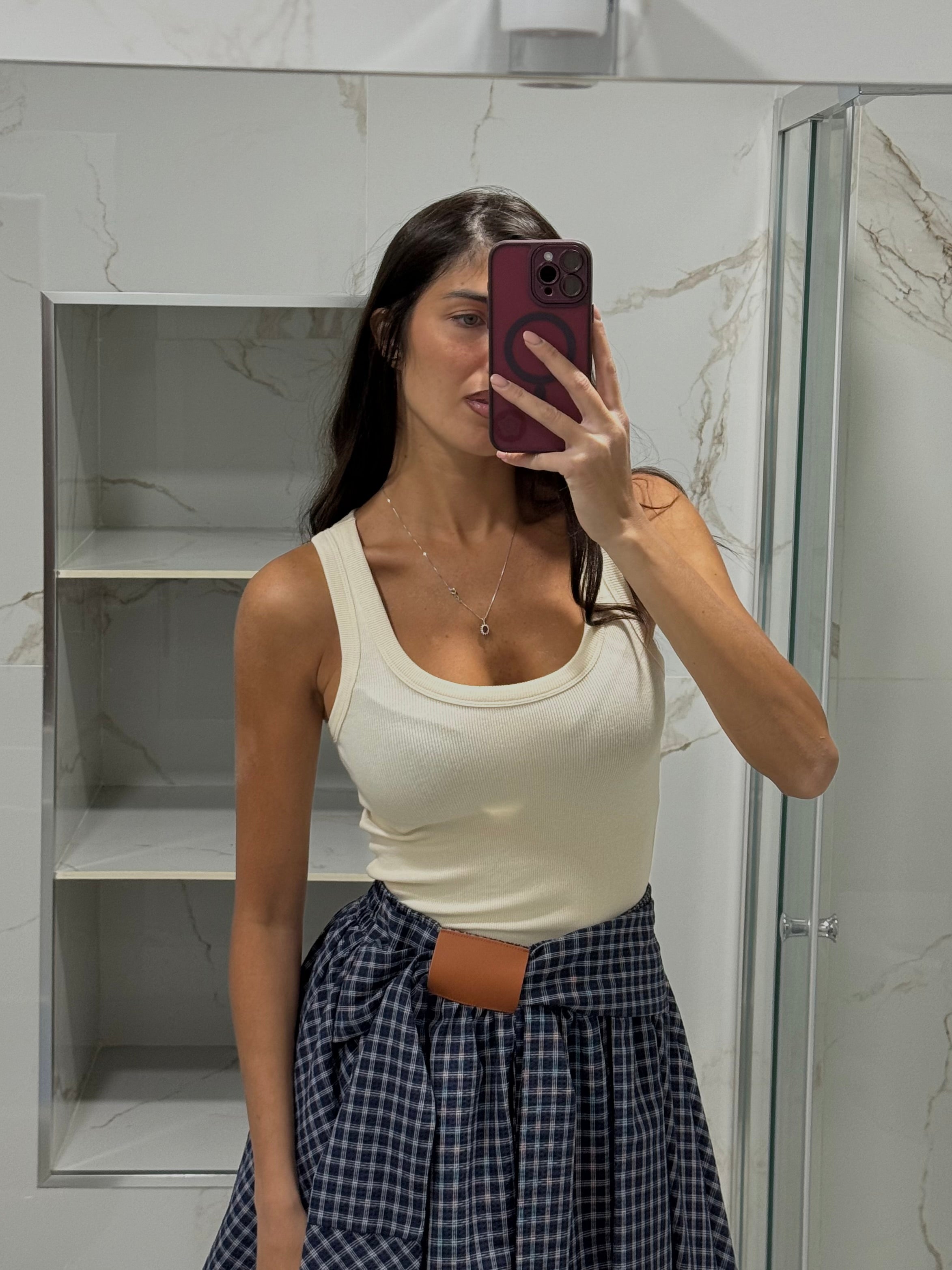 Canotta Alycia burro