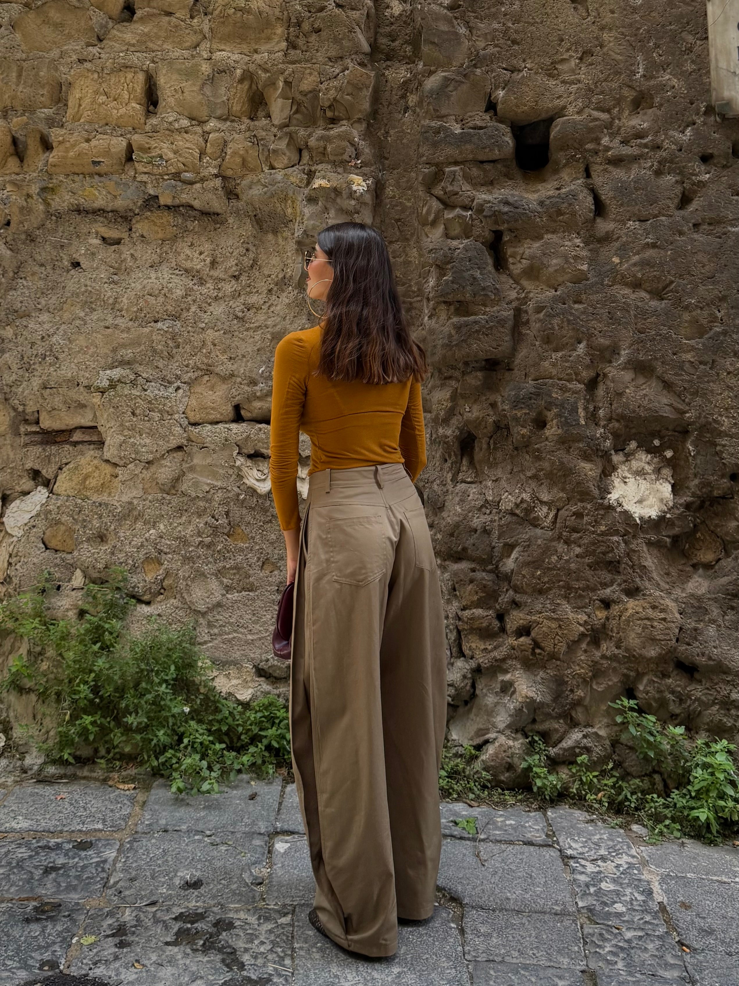 Pantalone cammello lumina