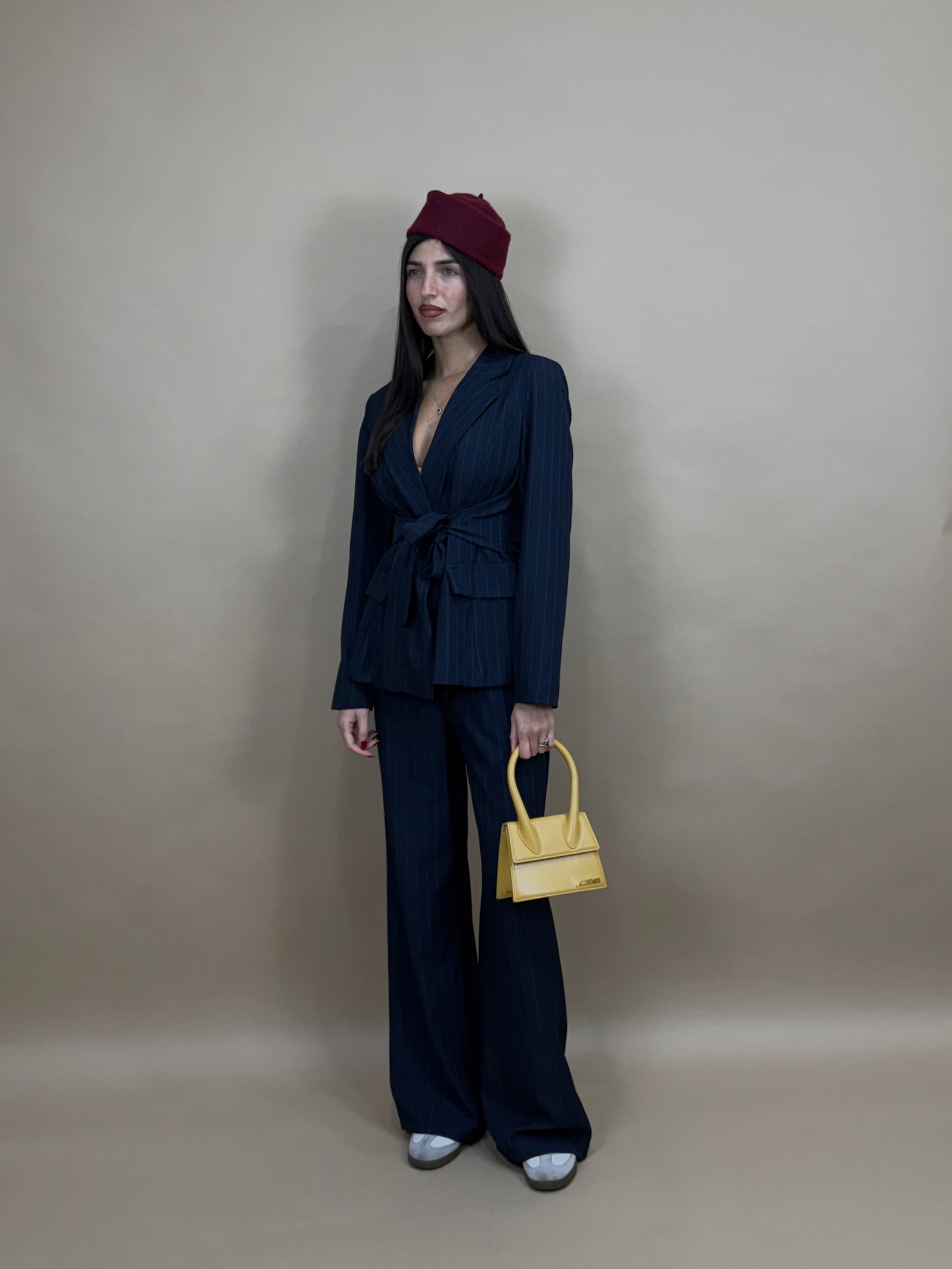 Tailleur Clea blu