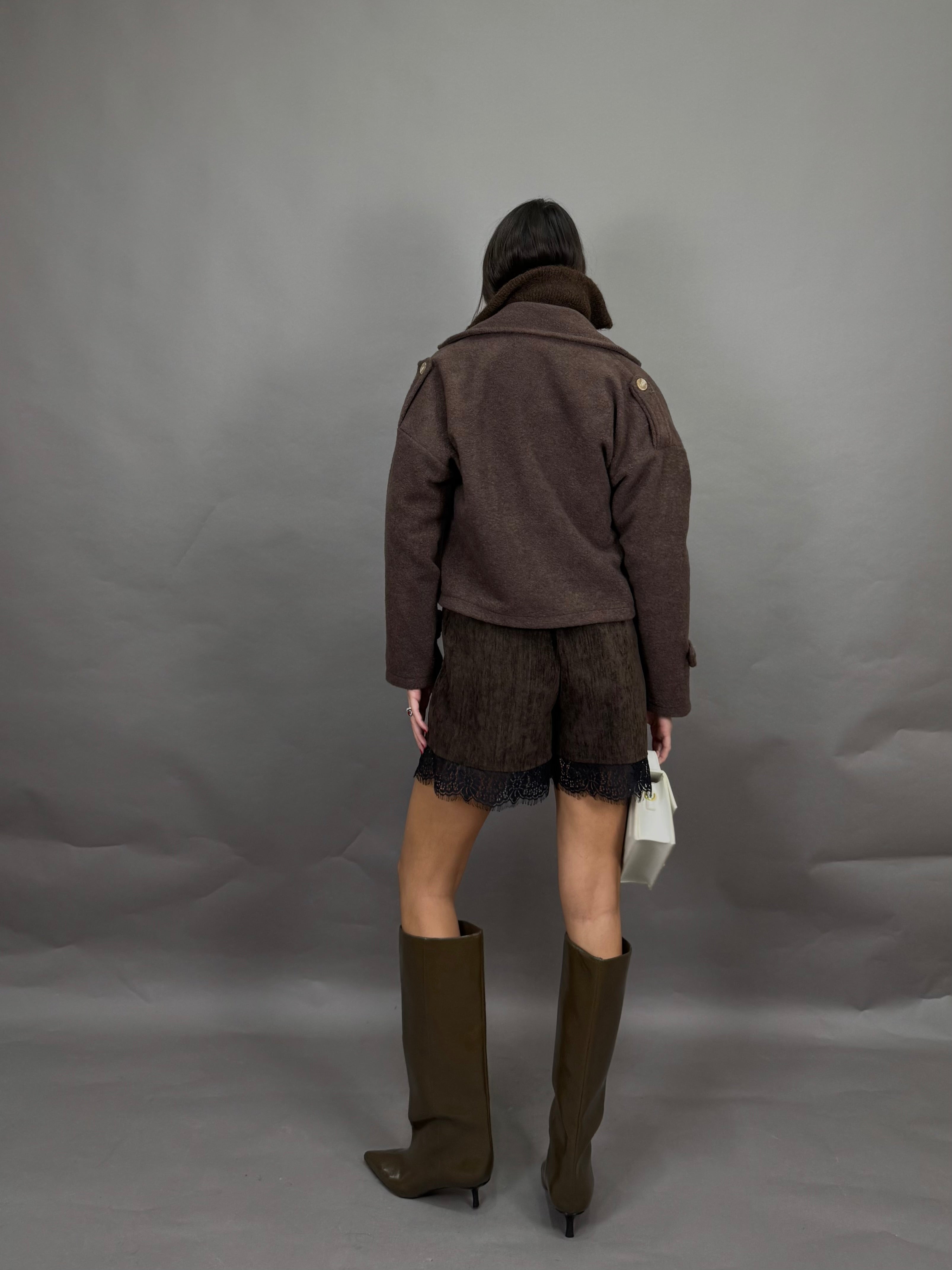 Trench/cappotto marrone