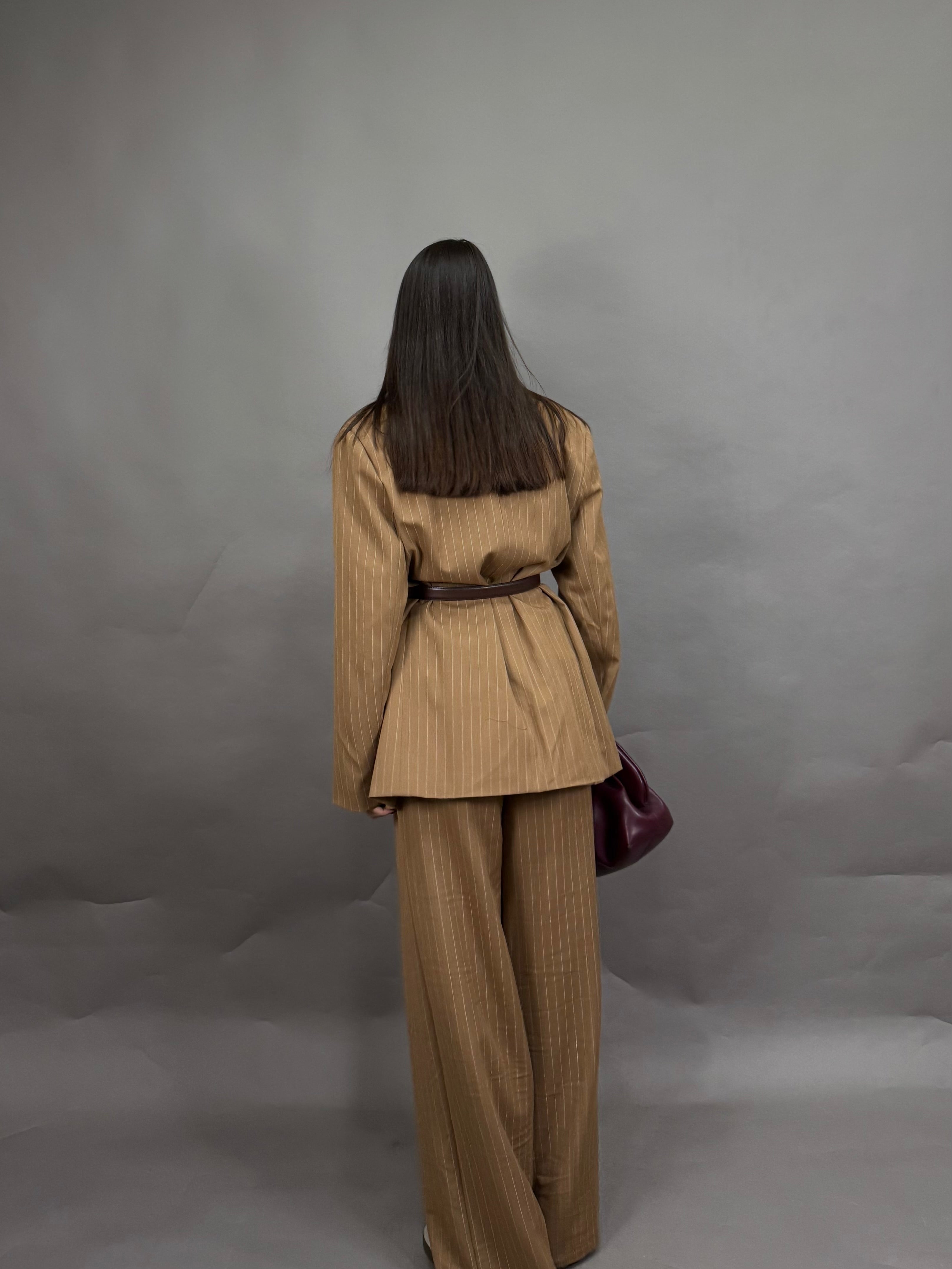 Blazer gessato lumina