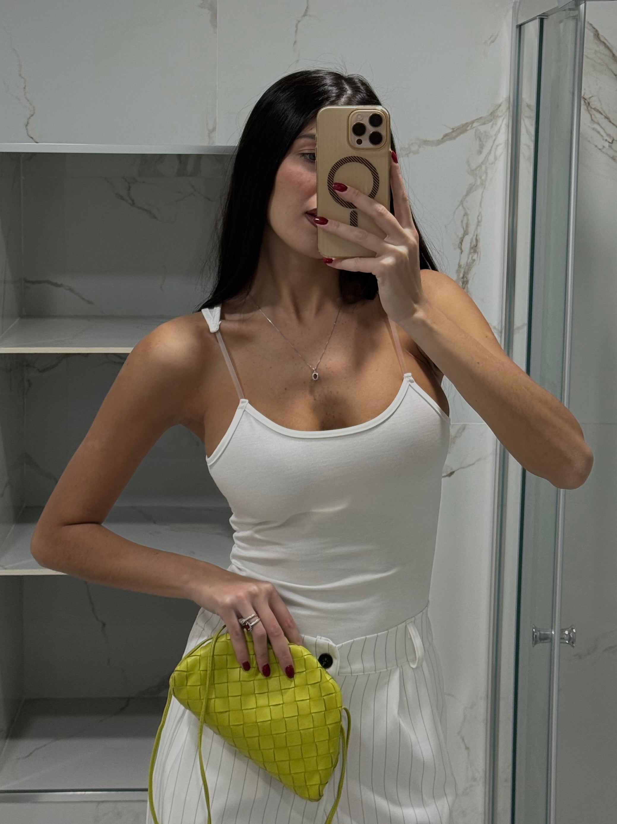 Canotta Eni bianca