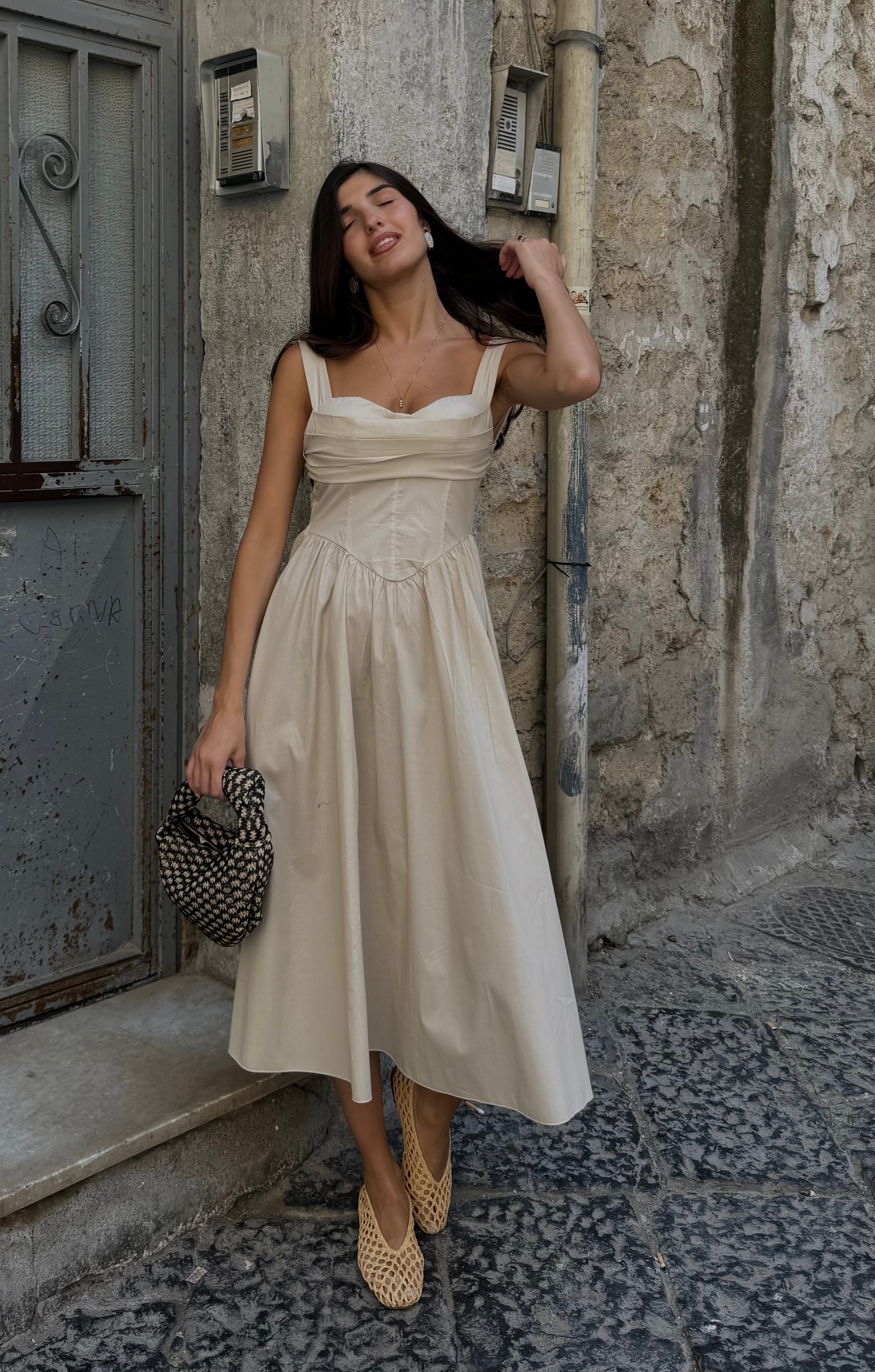 Dress Marylin beige - LadyB Shop Online