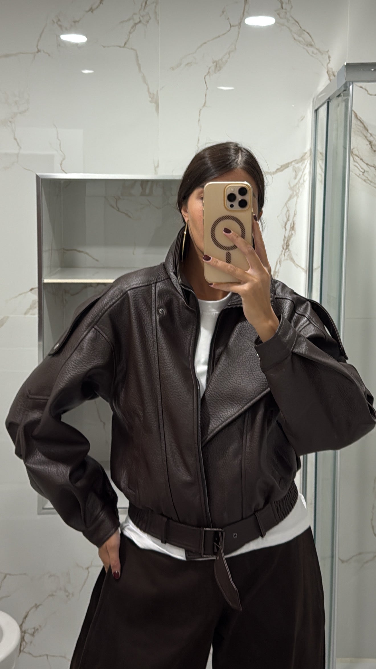 Bomber Ivy marrone