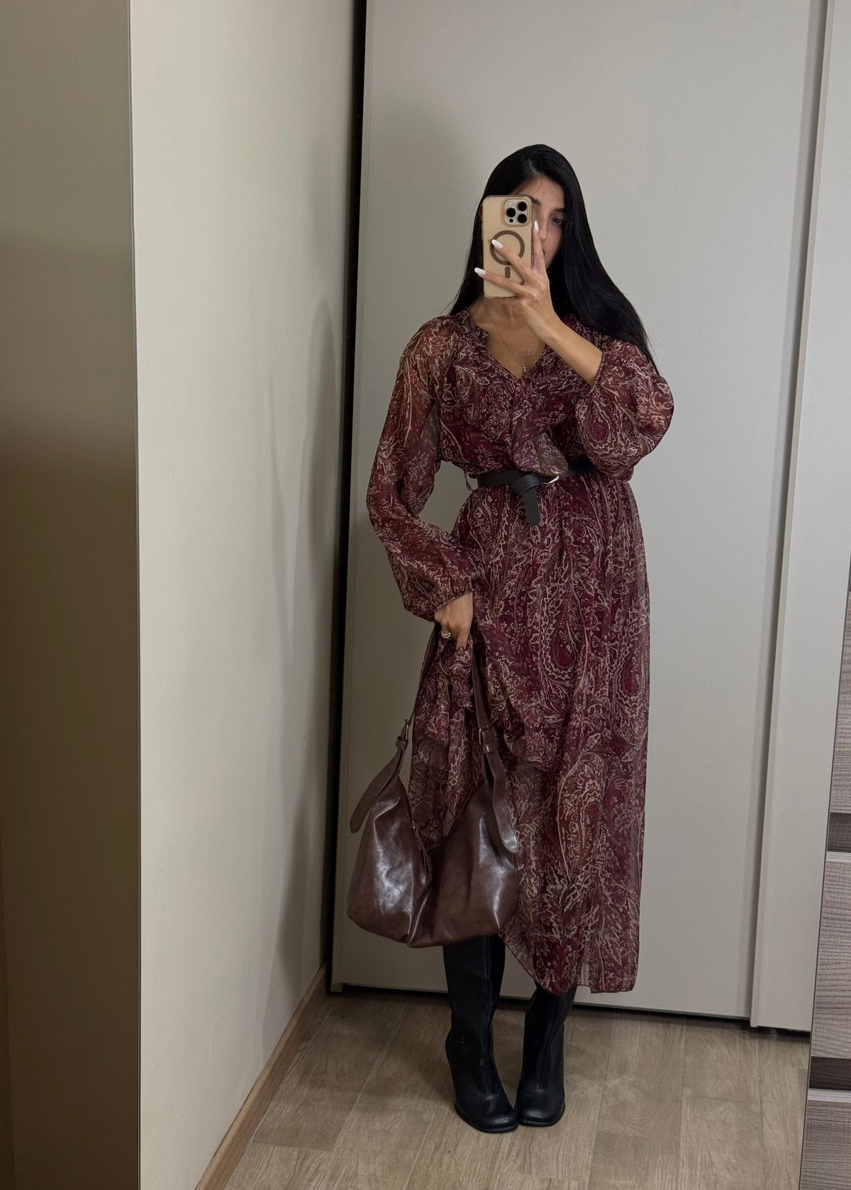 Dress Etro bordeaux