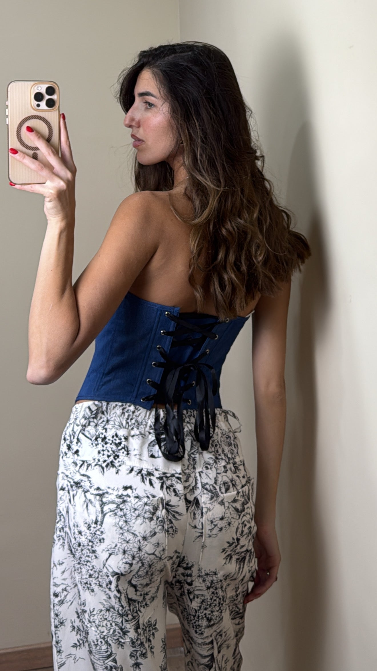 Corpetto blu denim - LadyB Shop Online