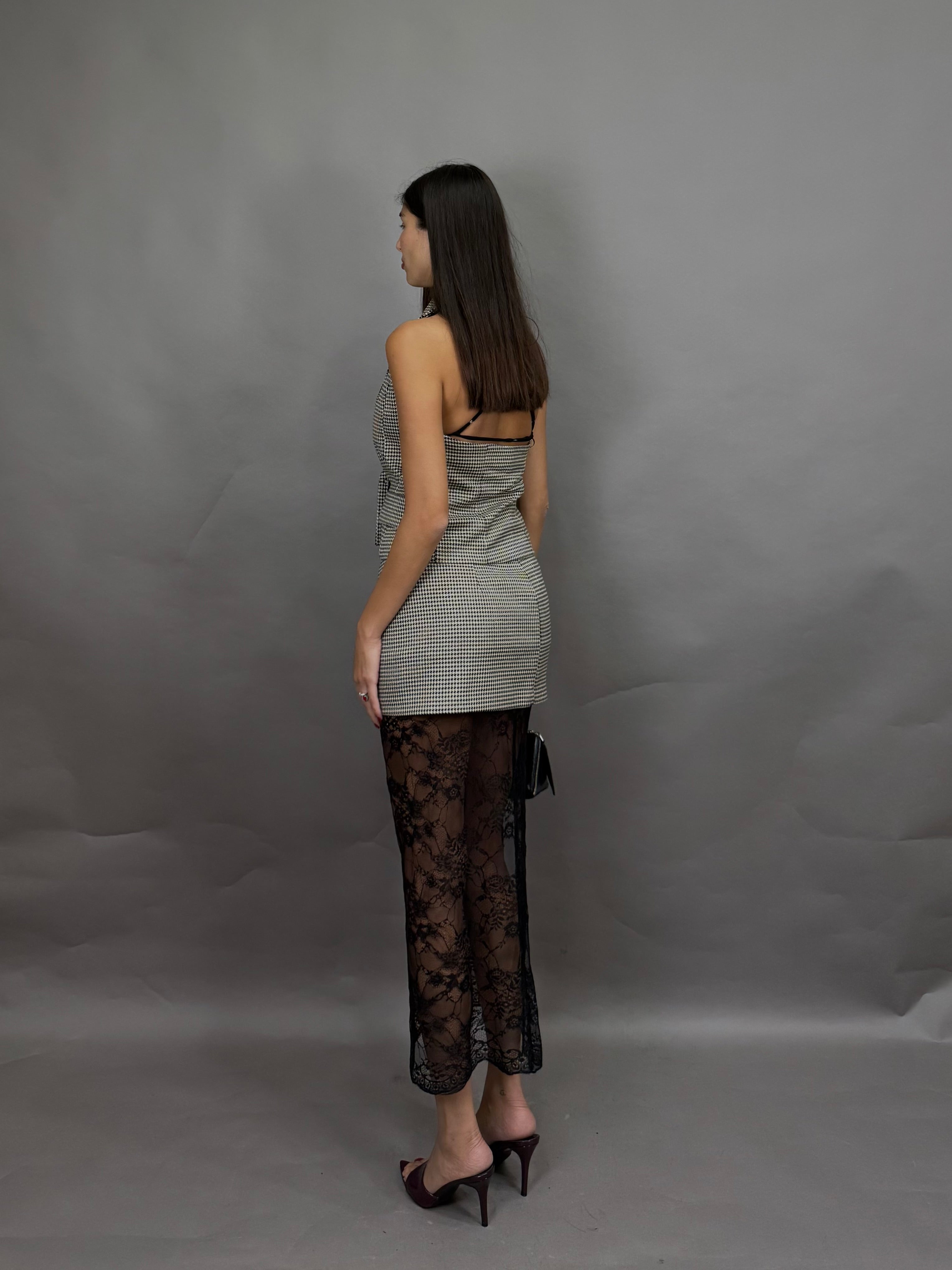 Gonna con pizzo lumina