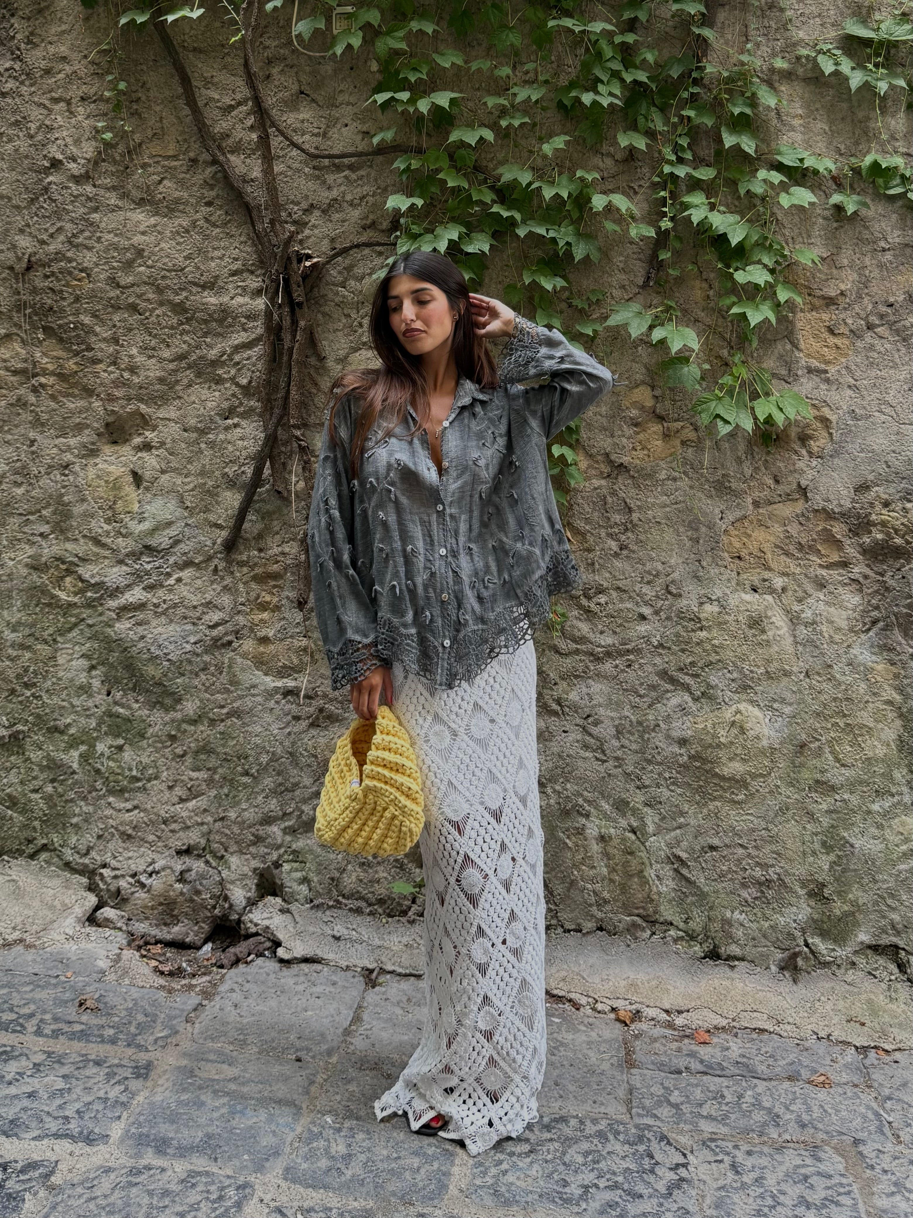 Gonna crocet bianca - LadyB Shop Online