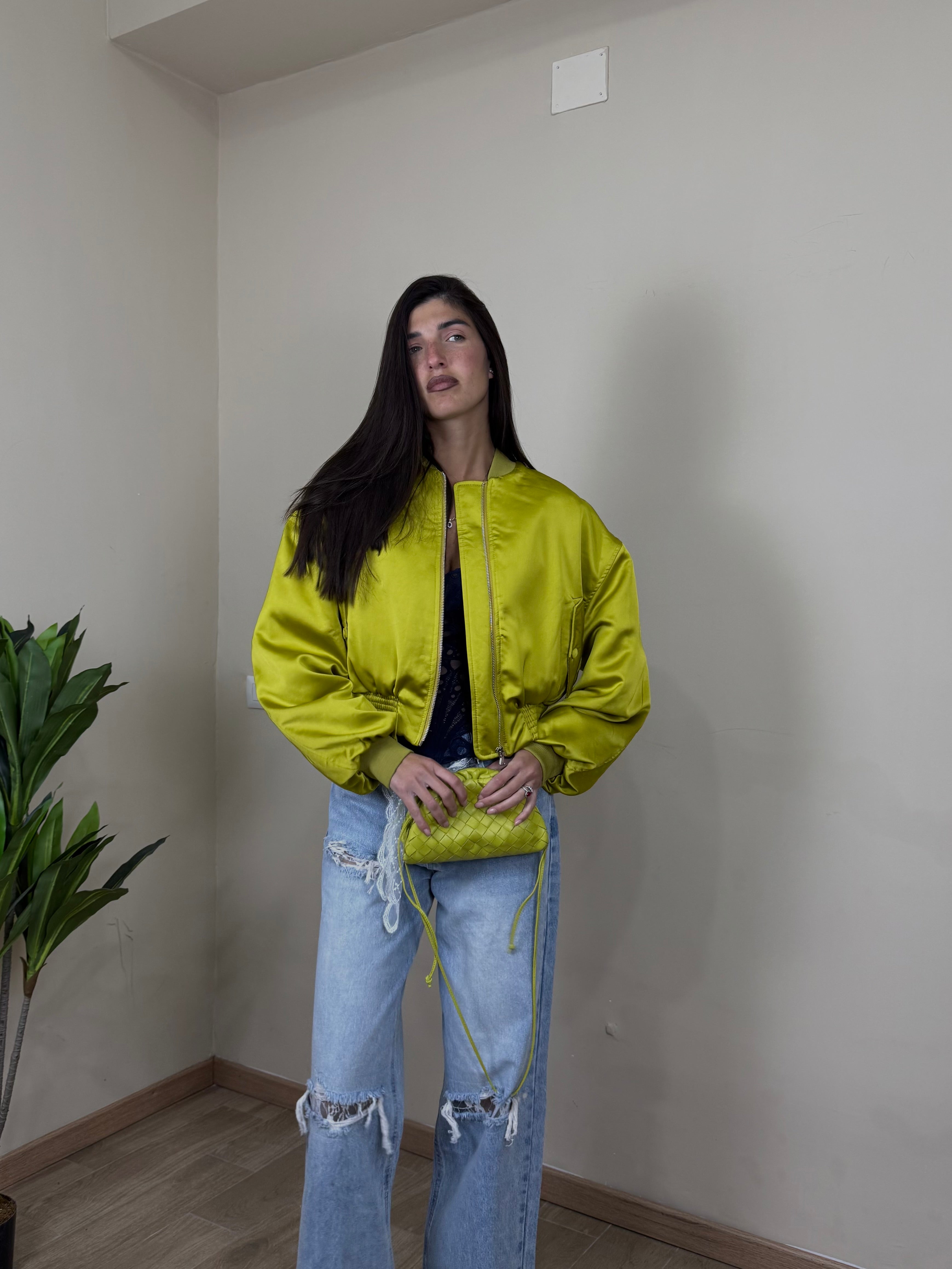 Bomber Angelica verde oliva by lumina