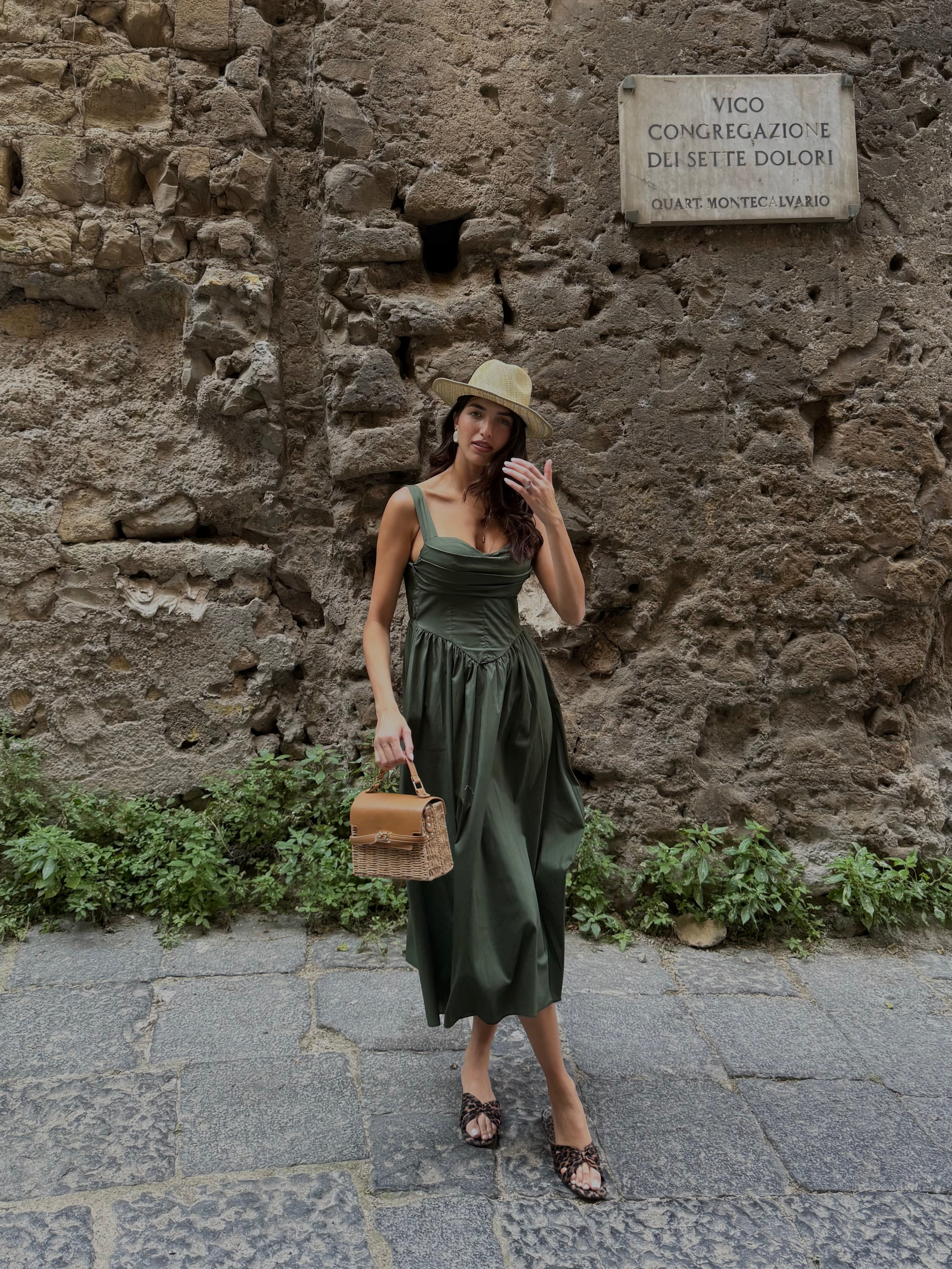 Dress Marylin verde - LadyB Shop Online