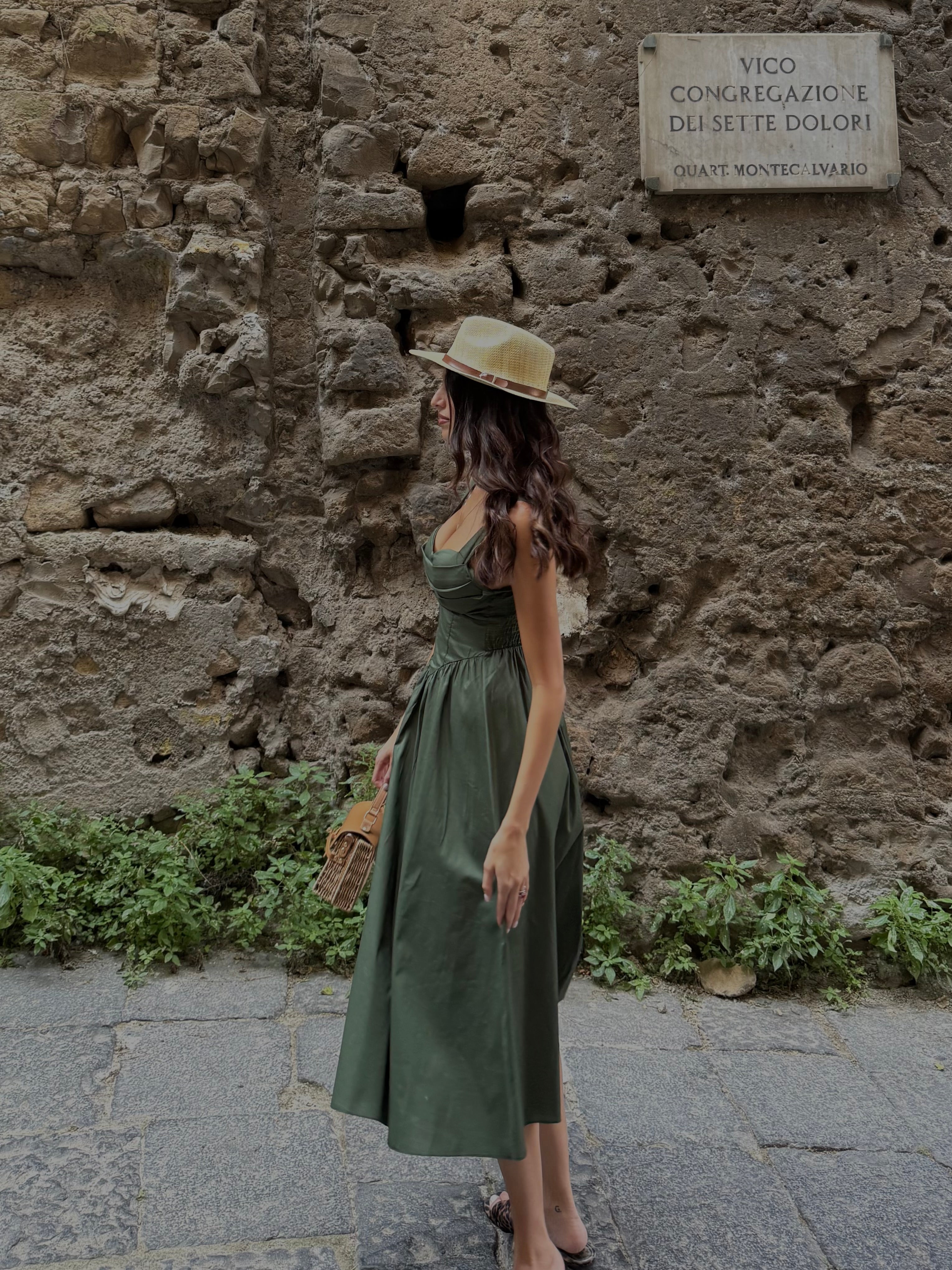 Dress Marylin verde - LadyB Shop Online