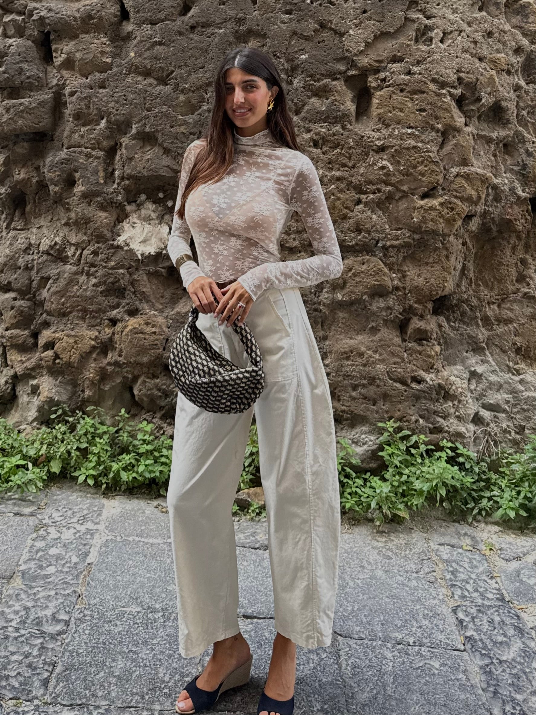 Pantalone ballon panna - LadyB Shop Online