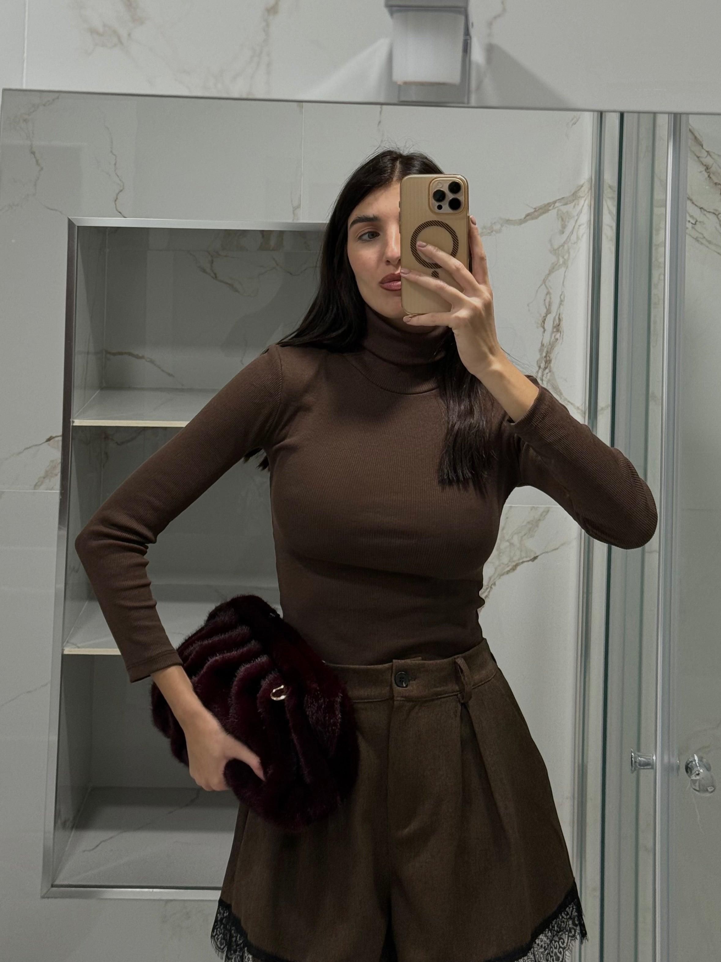 Body costina marrone