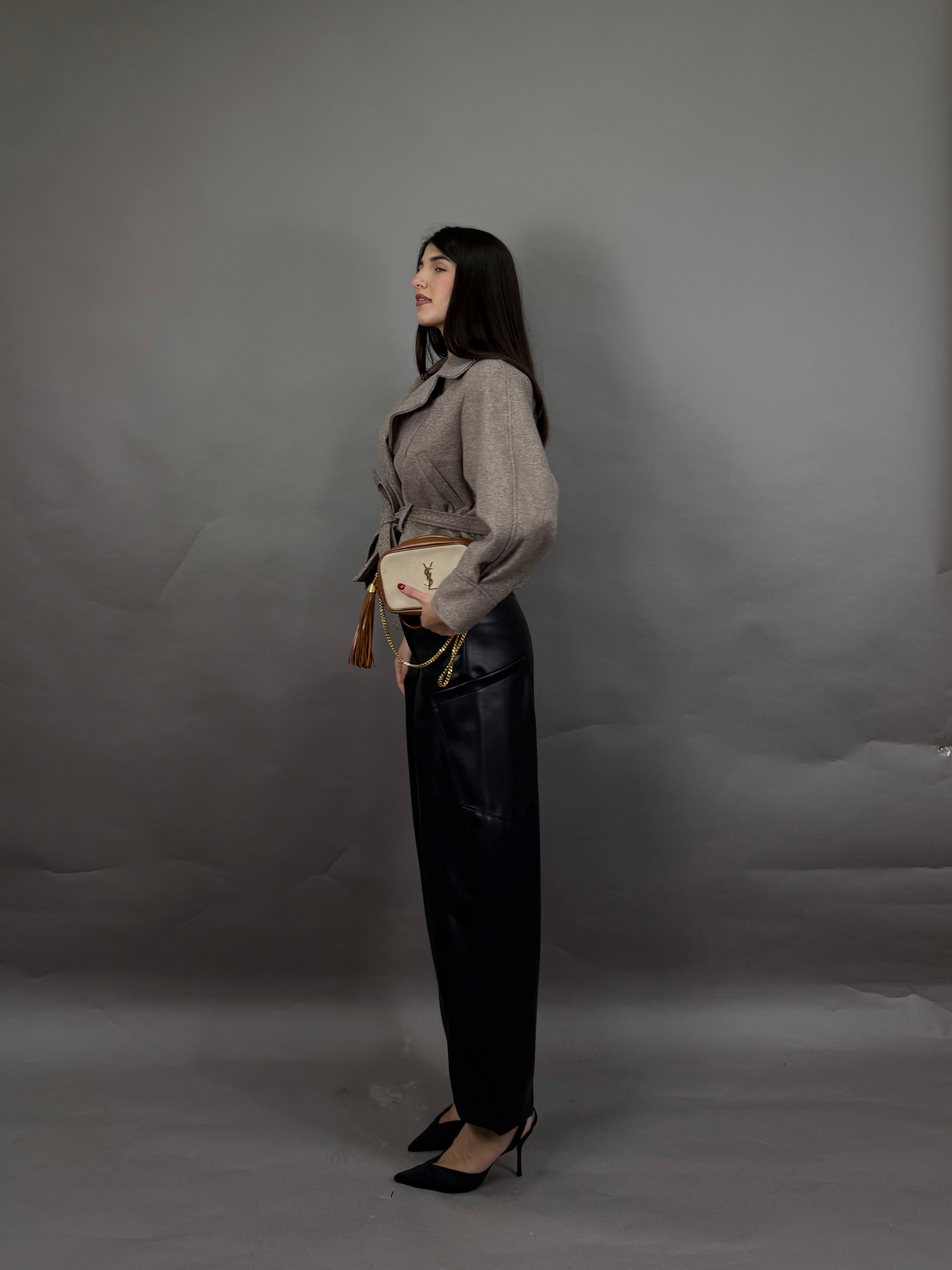 Pantalone ballon in pelle by just