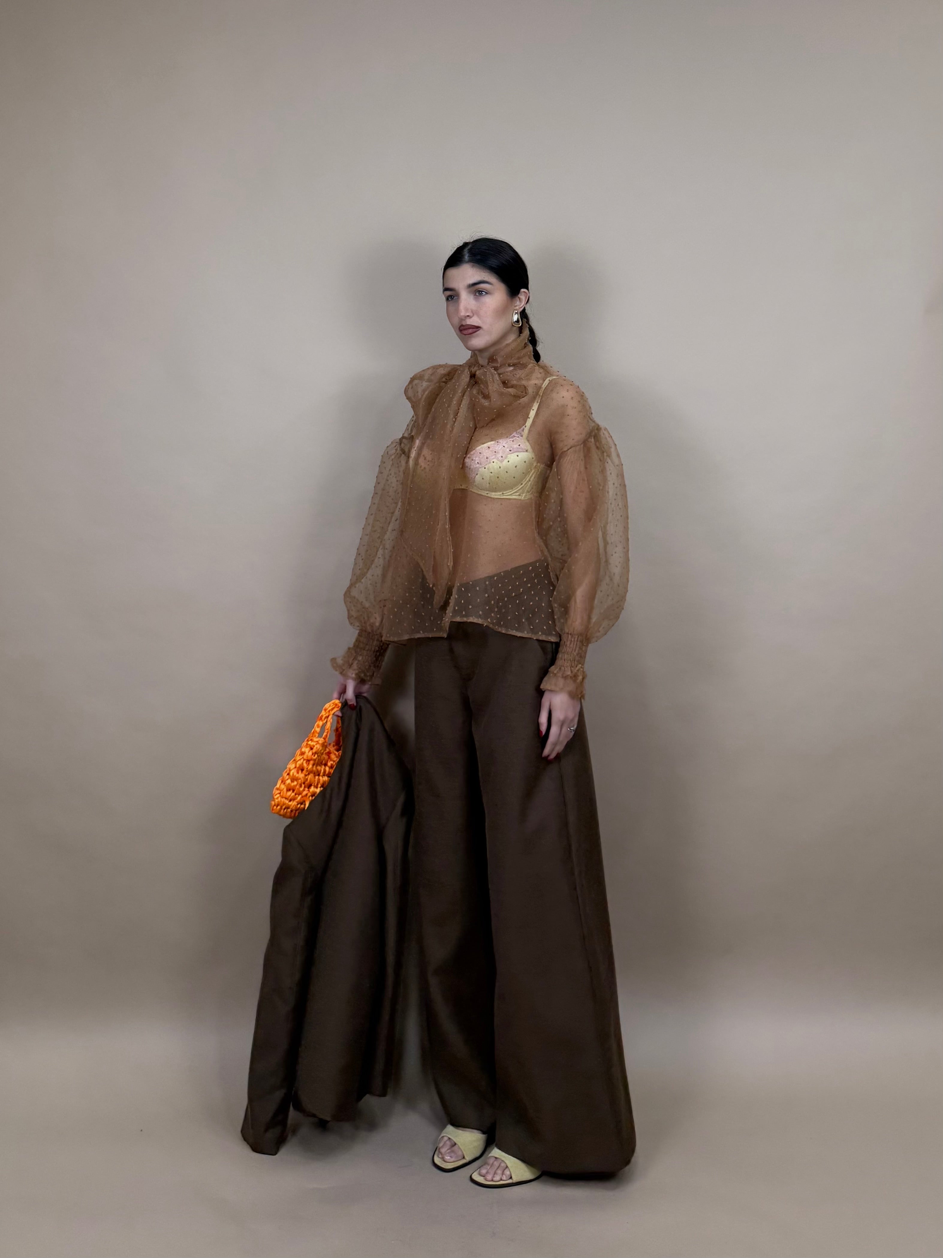 Pantalone Georgina By Lumina marrone