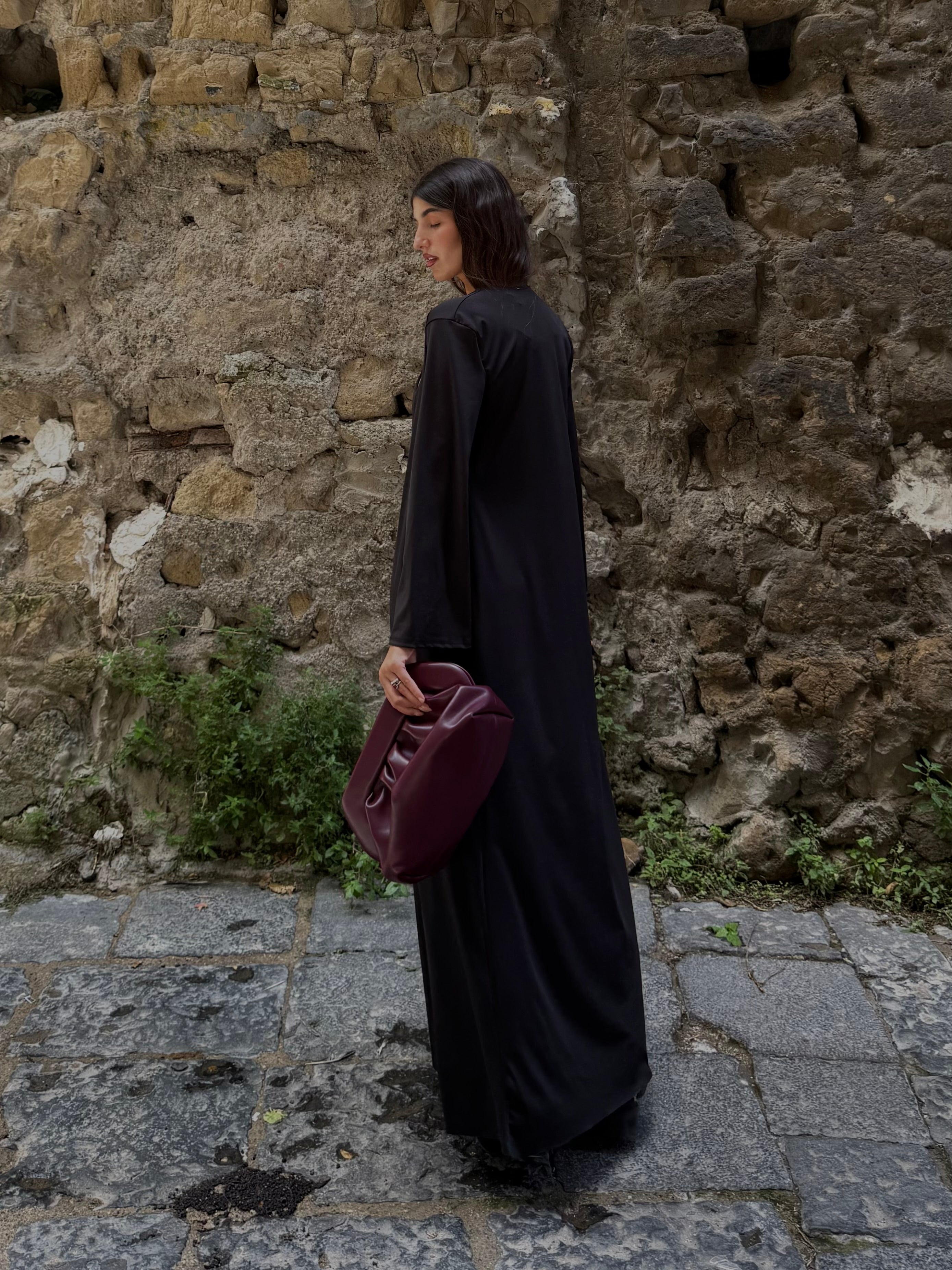 Abito + cardigan nero
