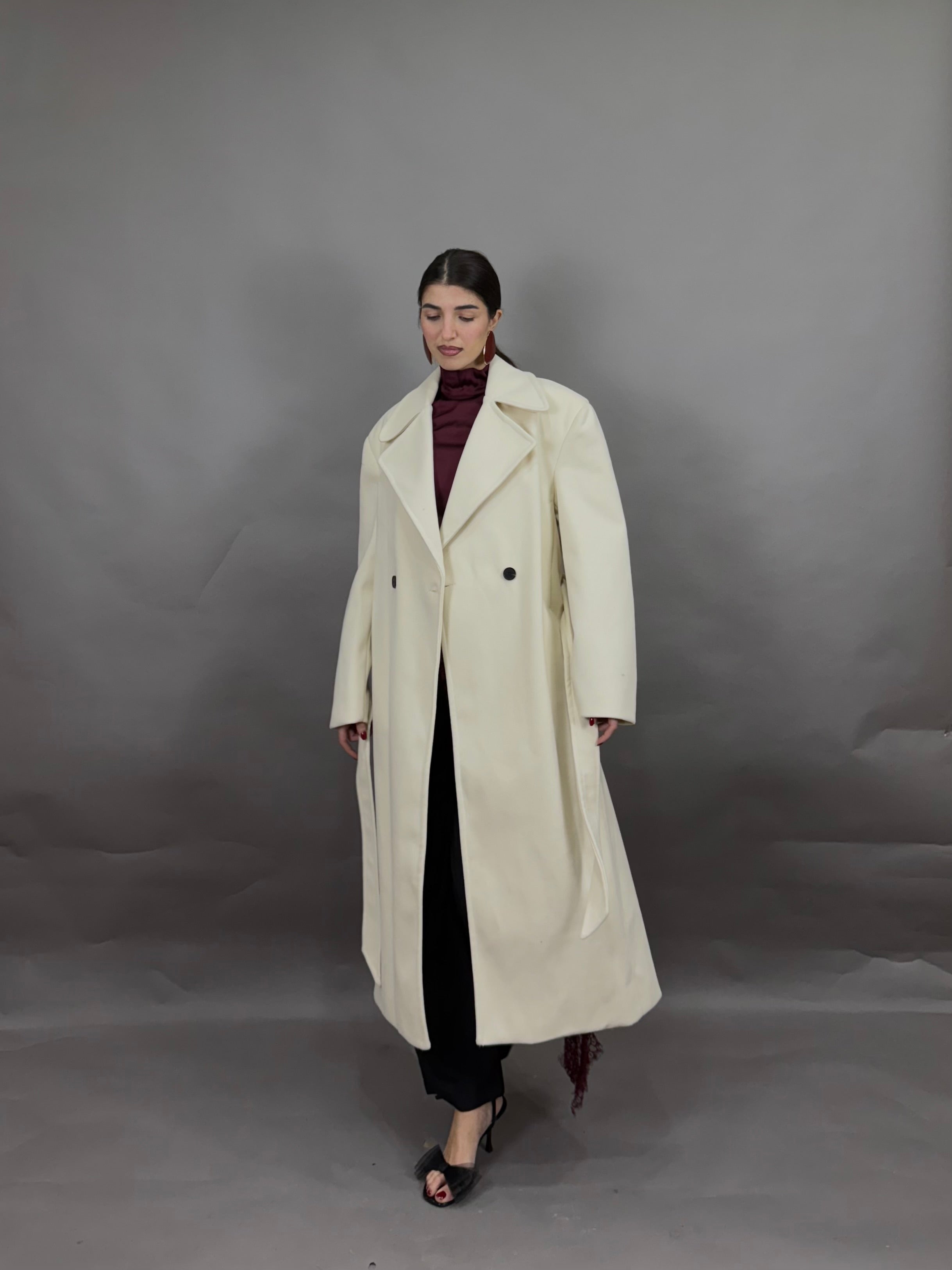 Cappotto panna lumina