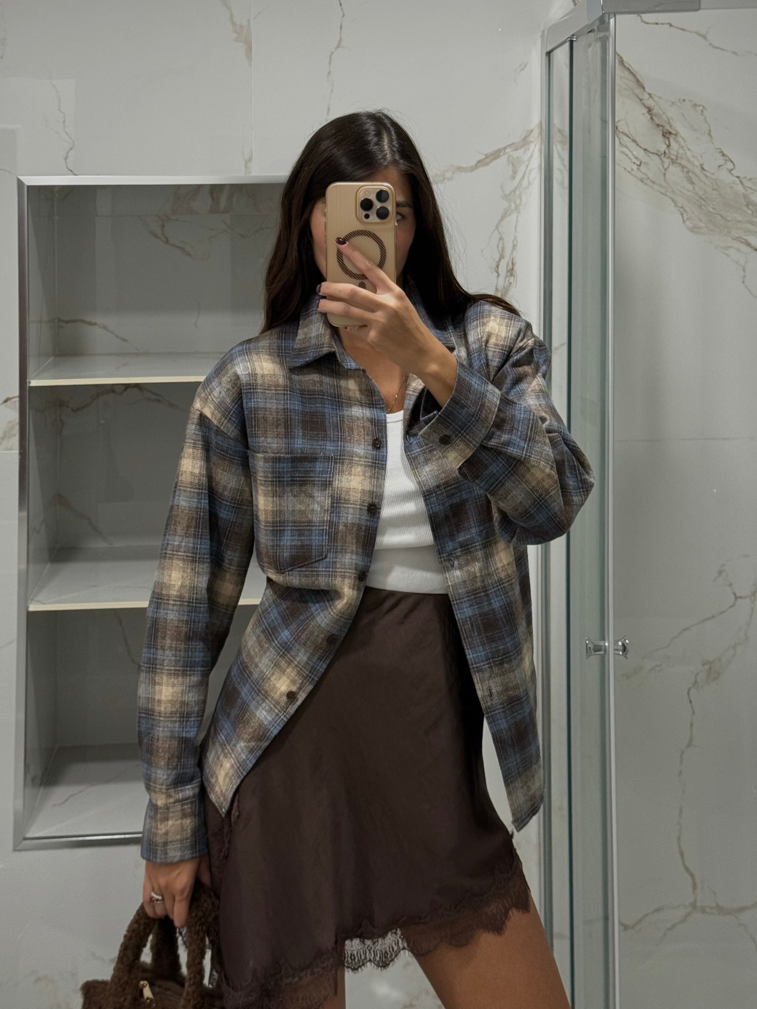 Camicia spalline imbottite