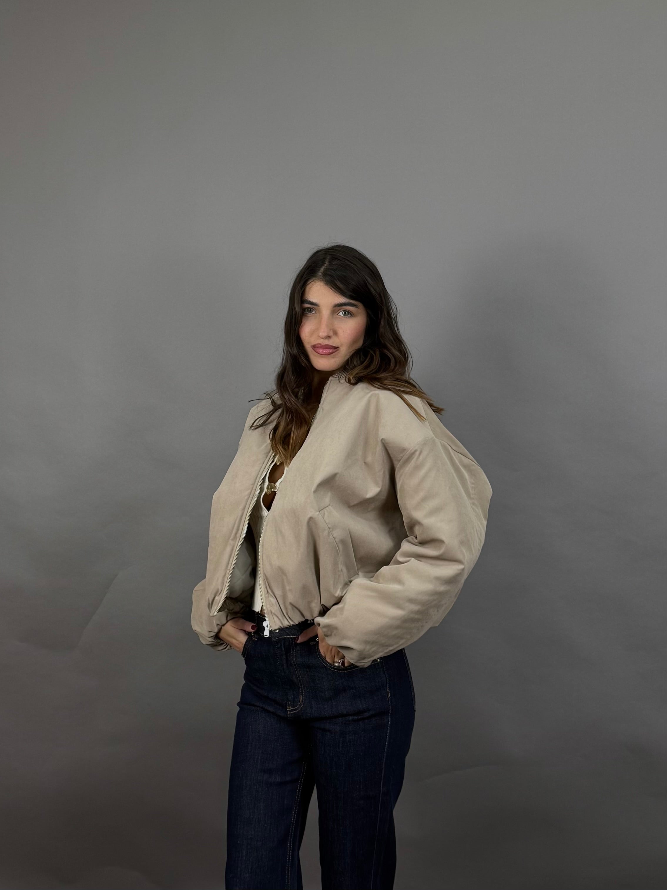 Bomber by lumina beige