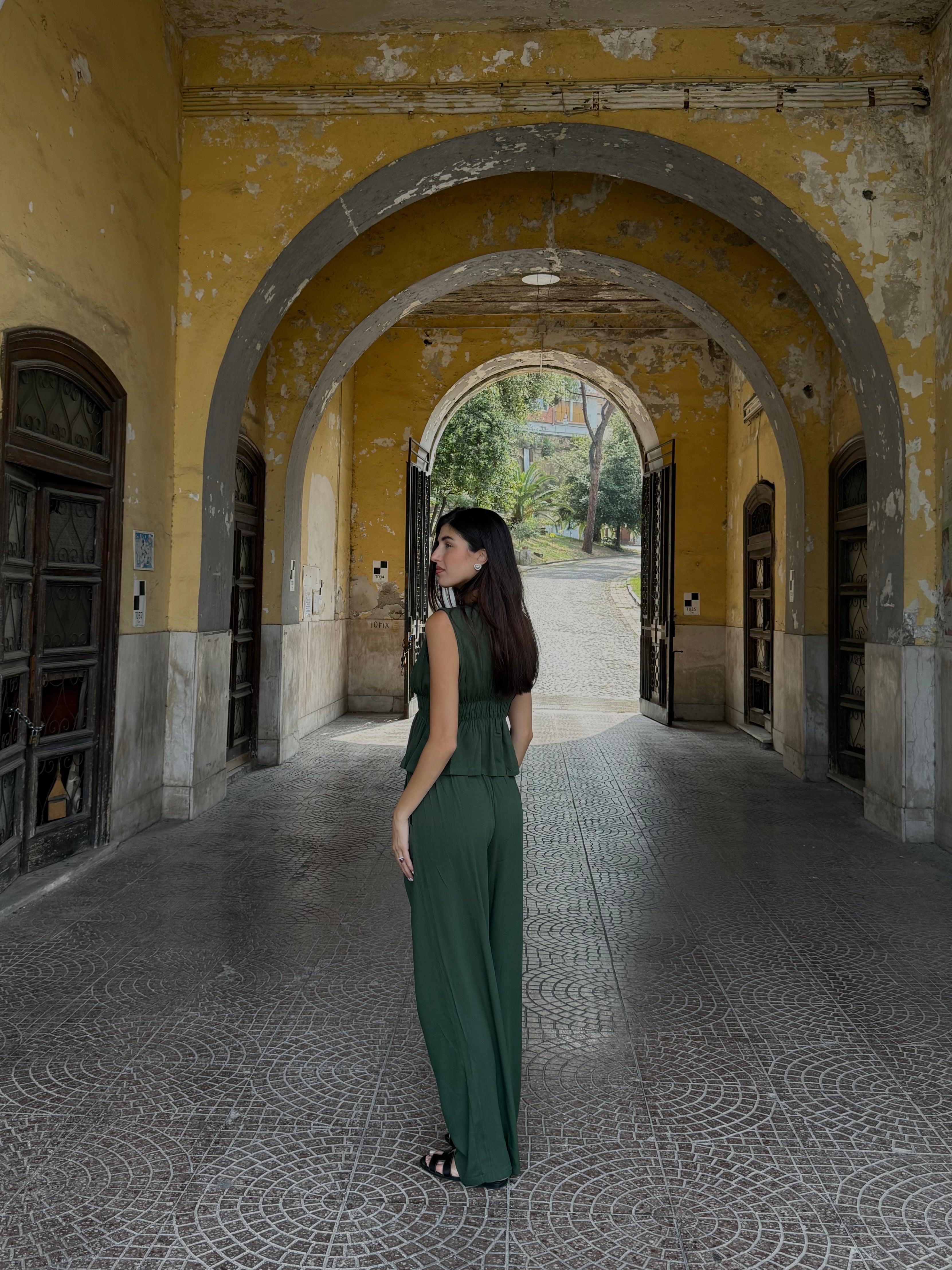 Coordinato Felicia verde - LadyB Shop Online