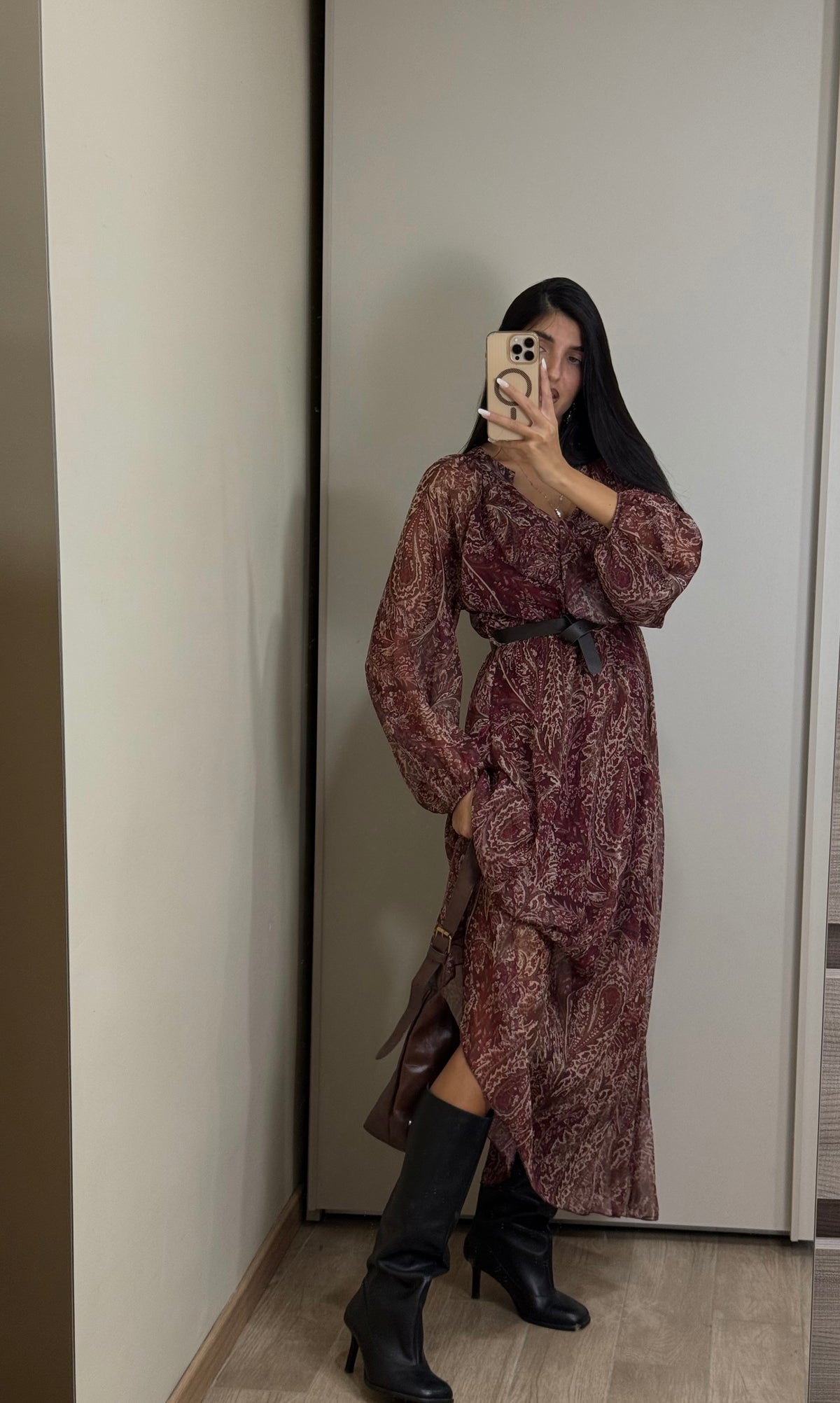 Dress Etro bordeaux